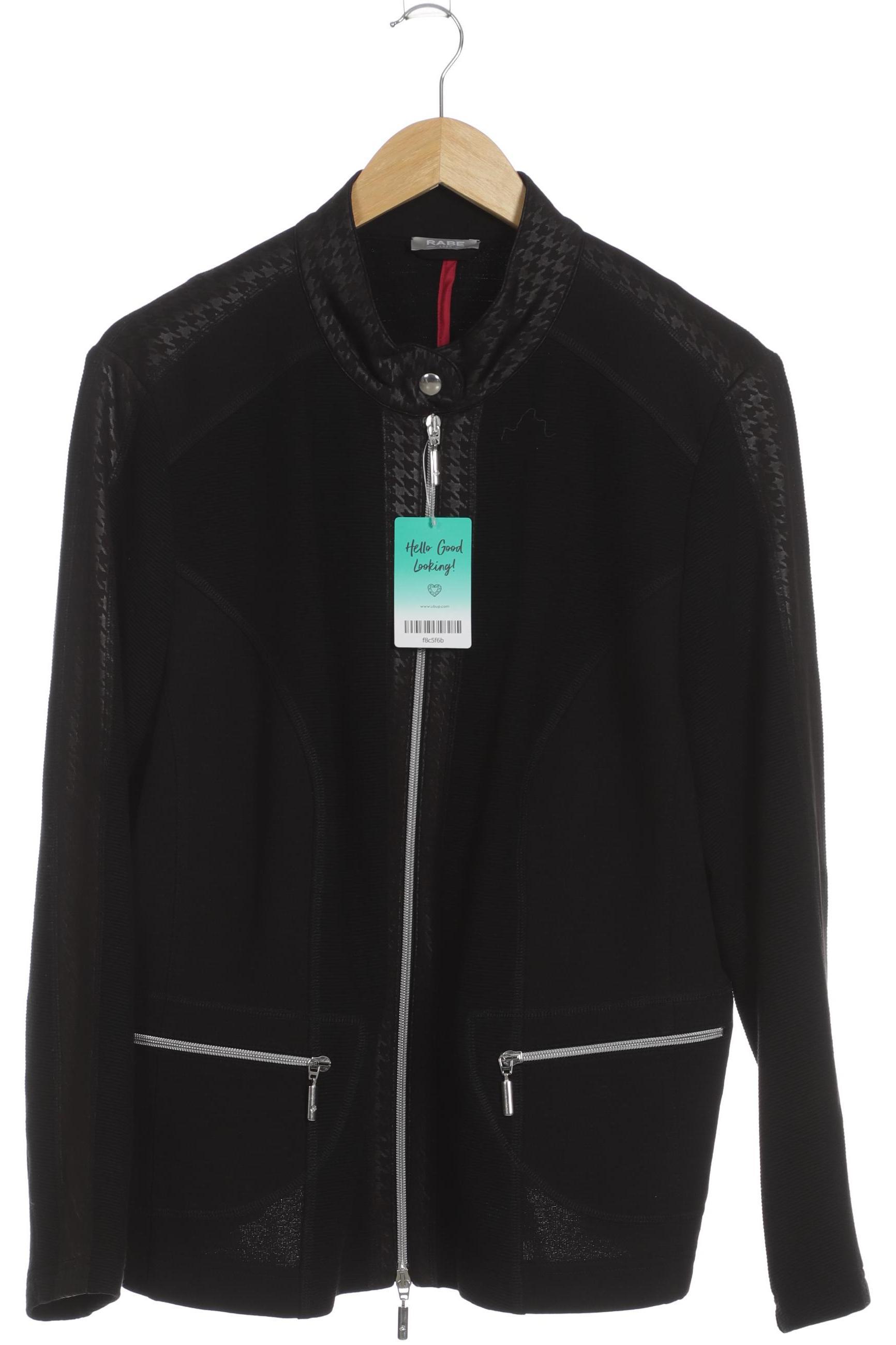 

Rabe Damen Strickjacke, schwarz, Gr. 48