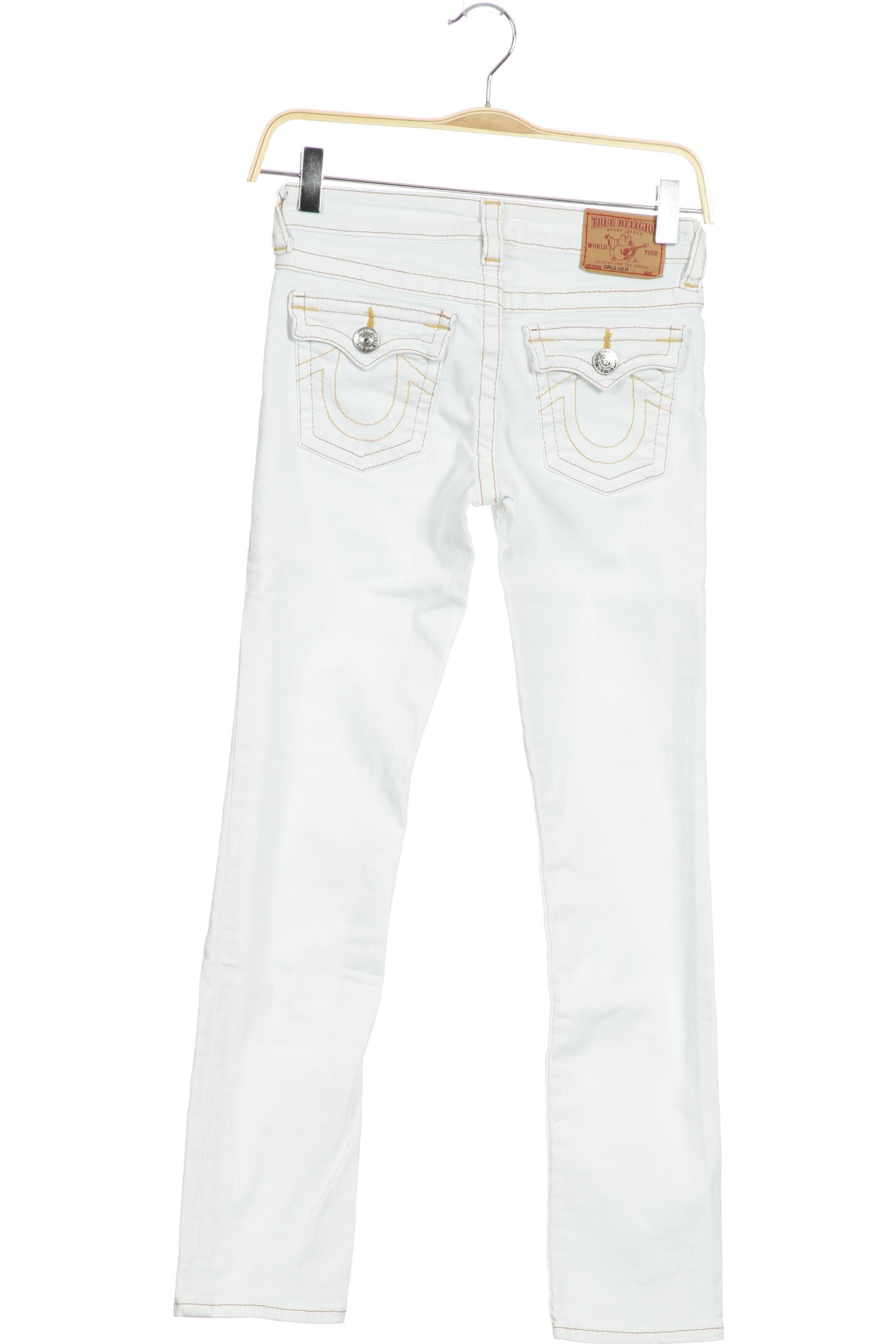 Thumbnail - Religion Mädchen Jeans, weiß, Gr. 140