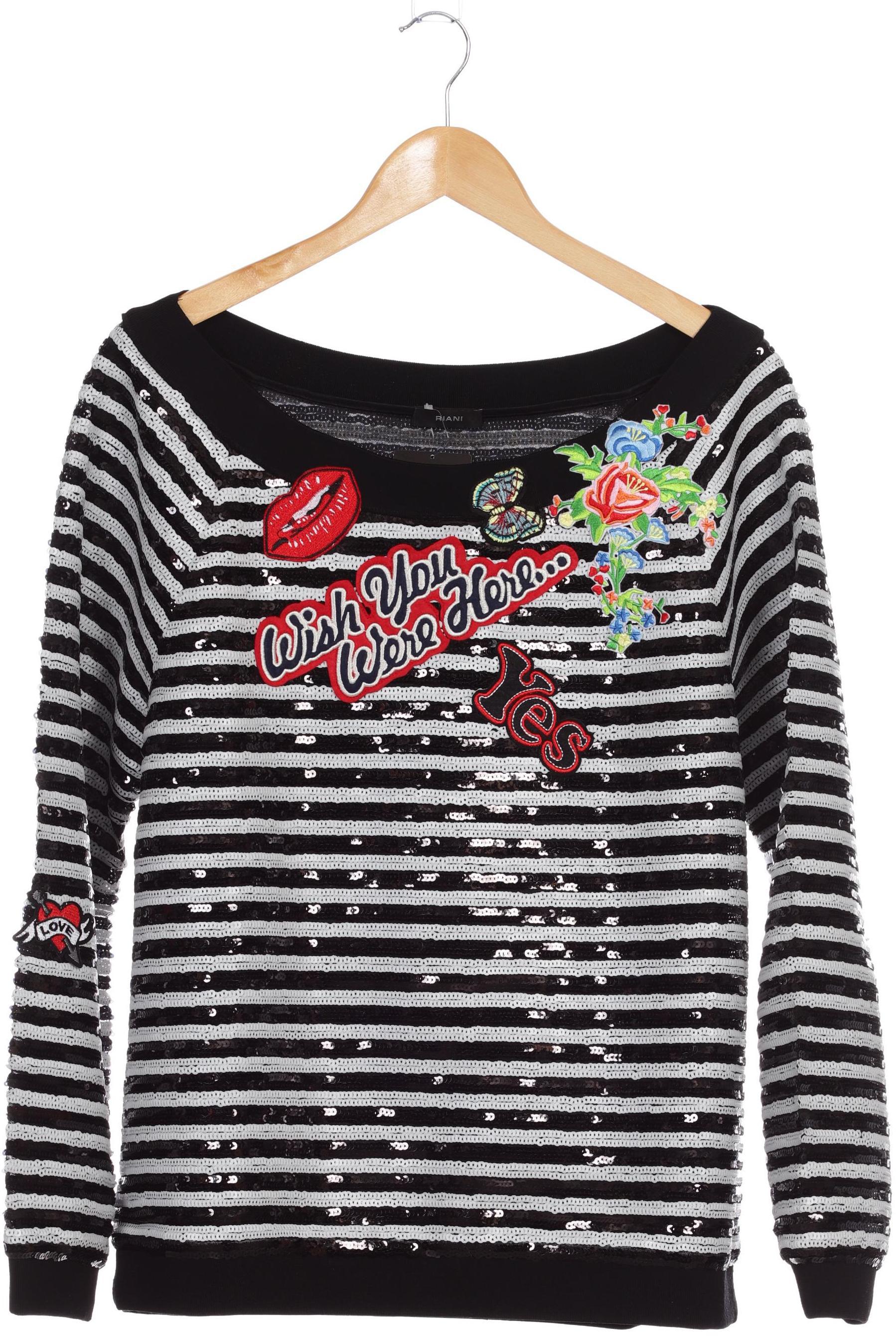 

Riani Damen Sweatshirt, schwarz, Gr. 44