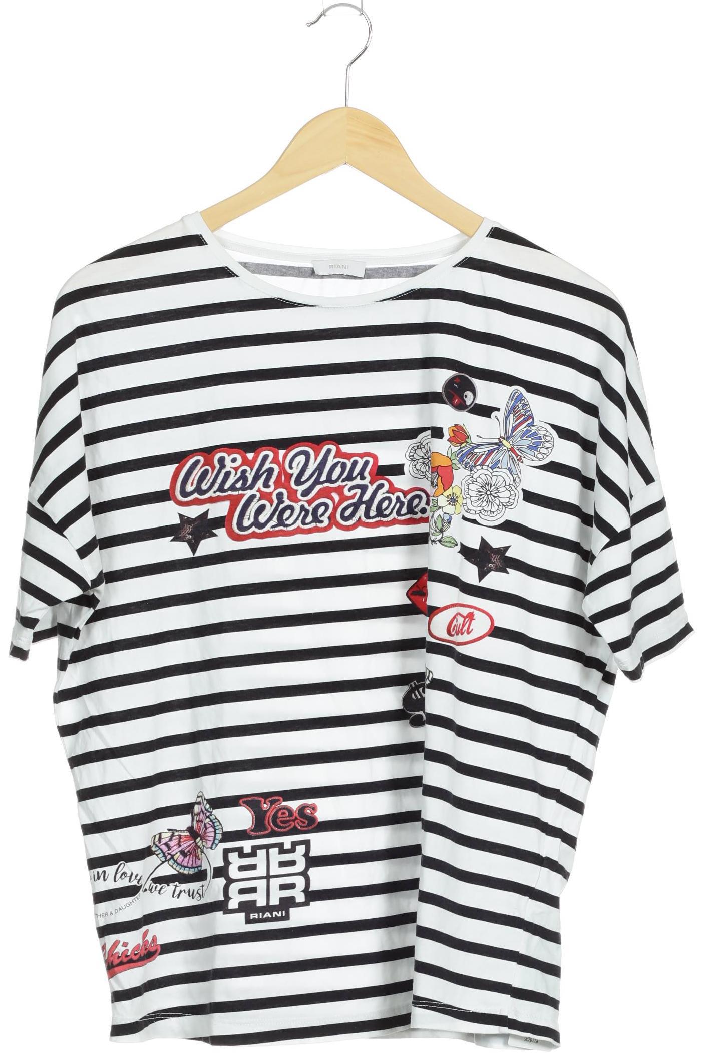 

Riani Damen T-Shirt, weiß, Gr. 38