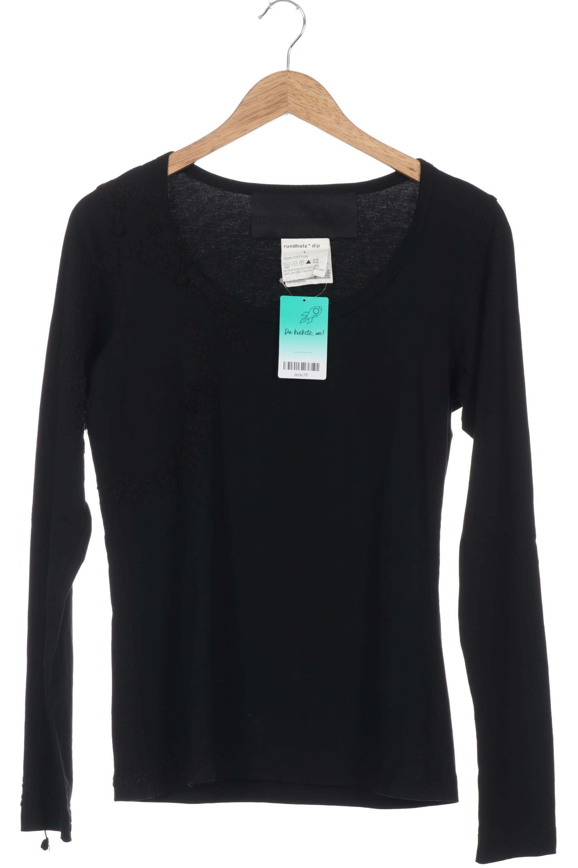 

Rundholz Damen Langarmshirt, schwarz, Gr.