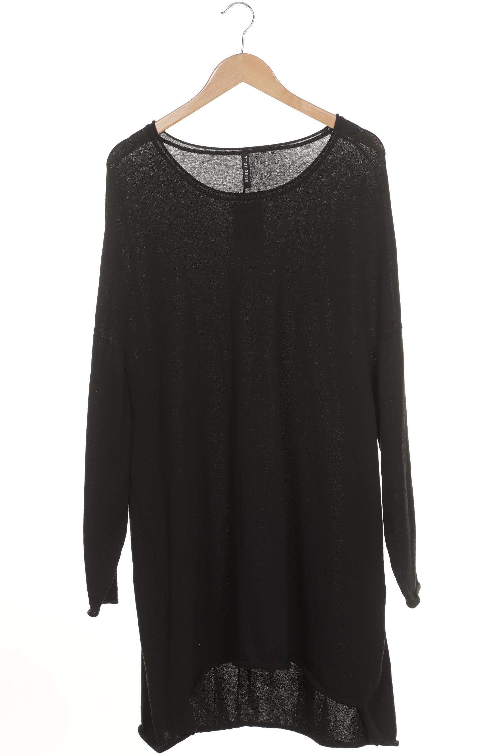 

Rundholz Damen Pullover, schwarz, Gr.