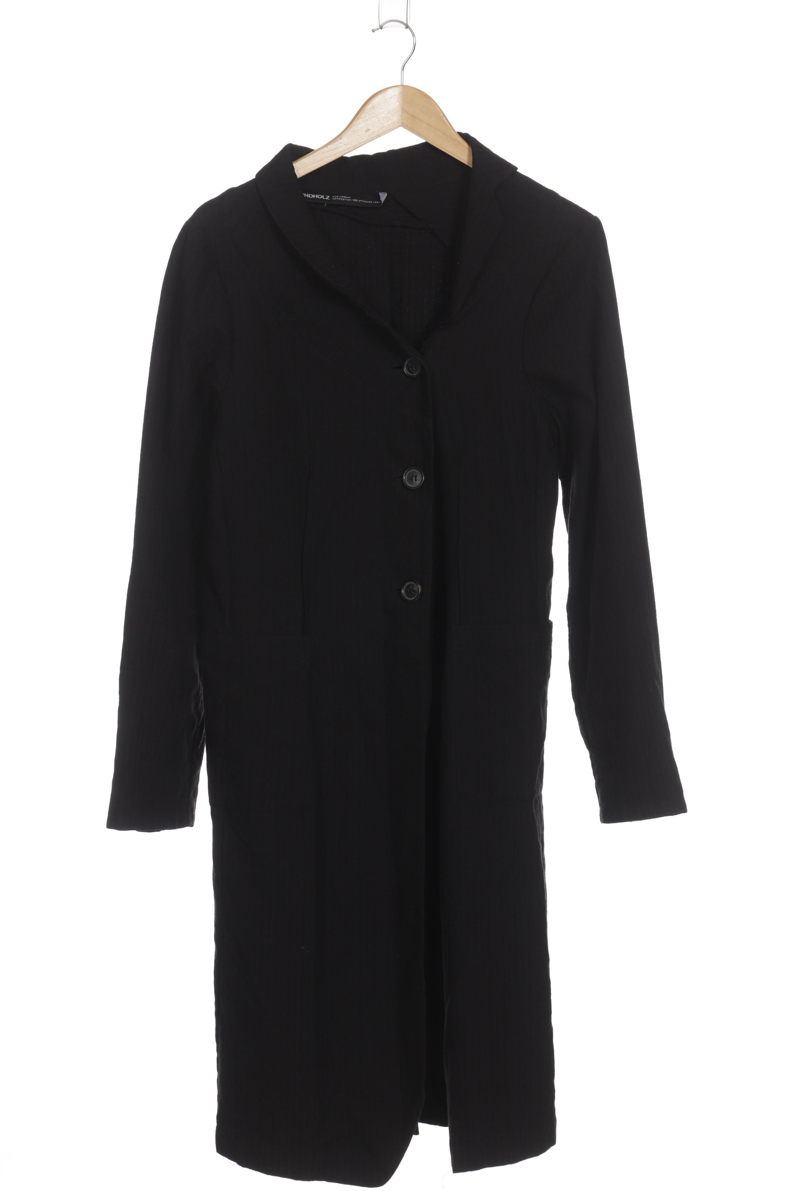 

Rundholz Damen Mantel, schwarz, Gr.