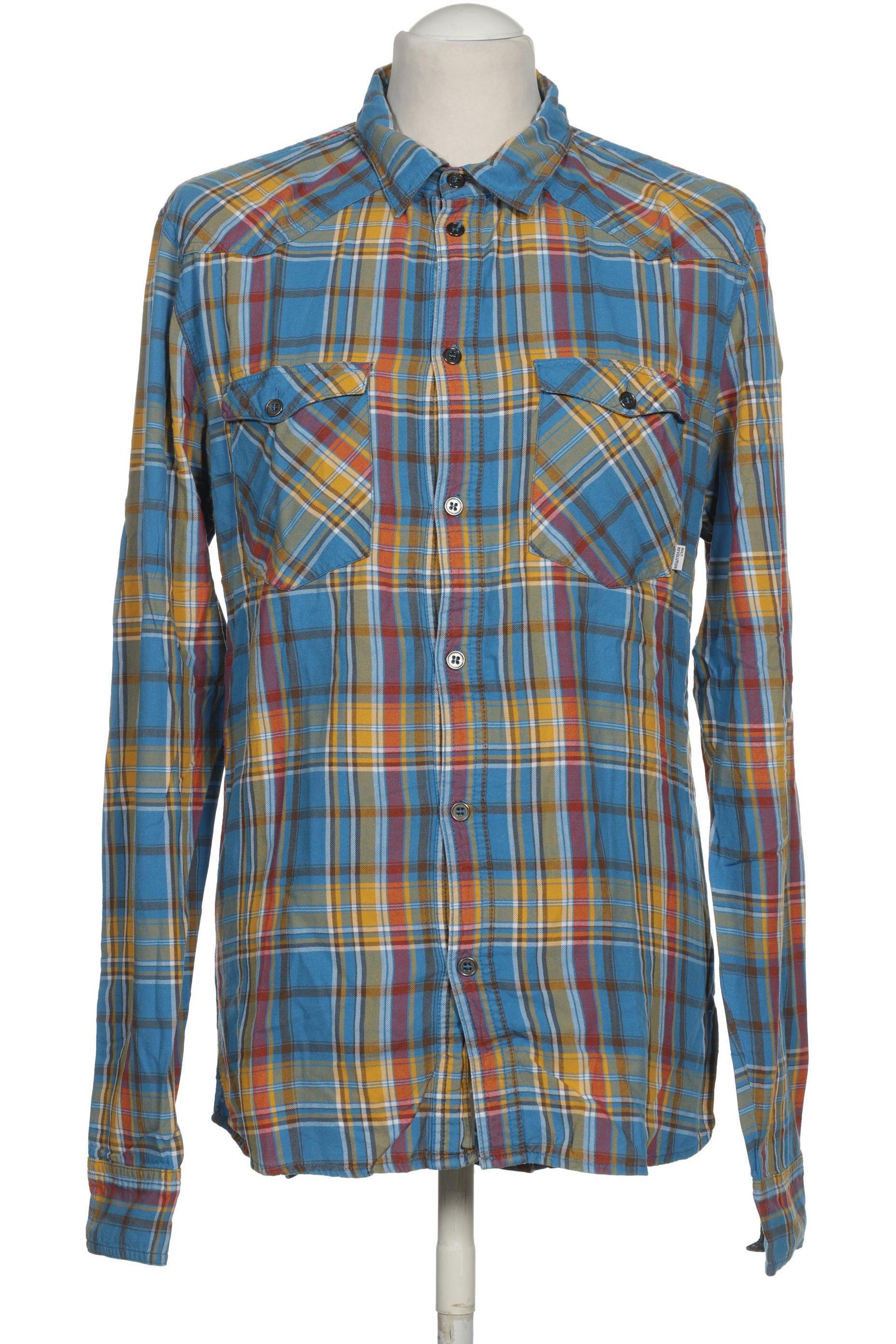 

Rvlt revolution Herren Hemd, blau, Gr.