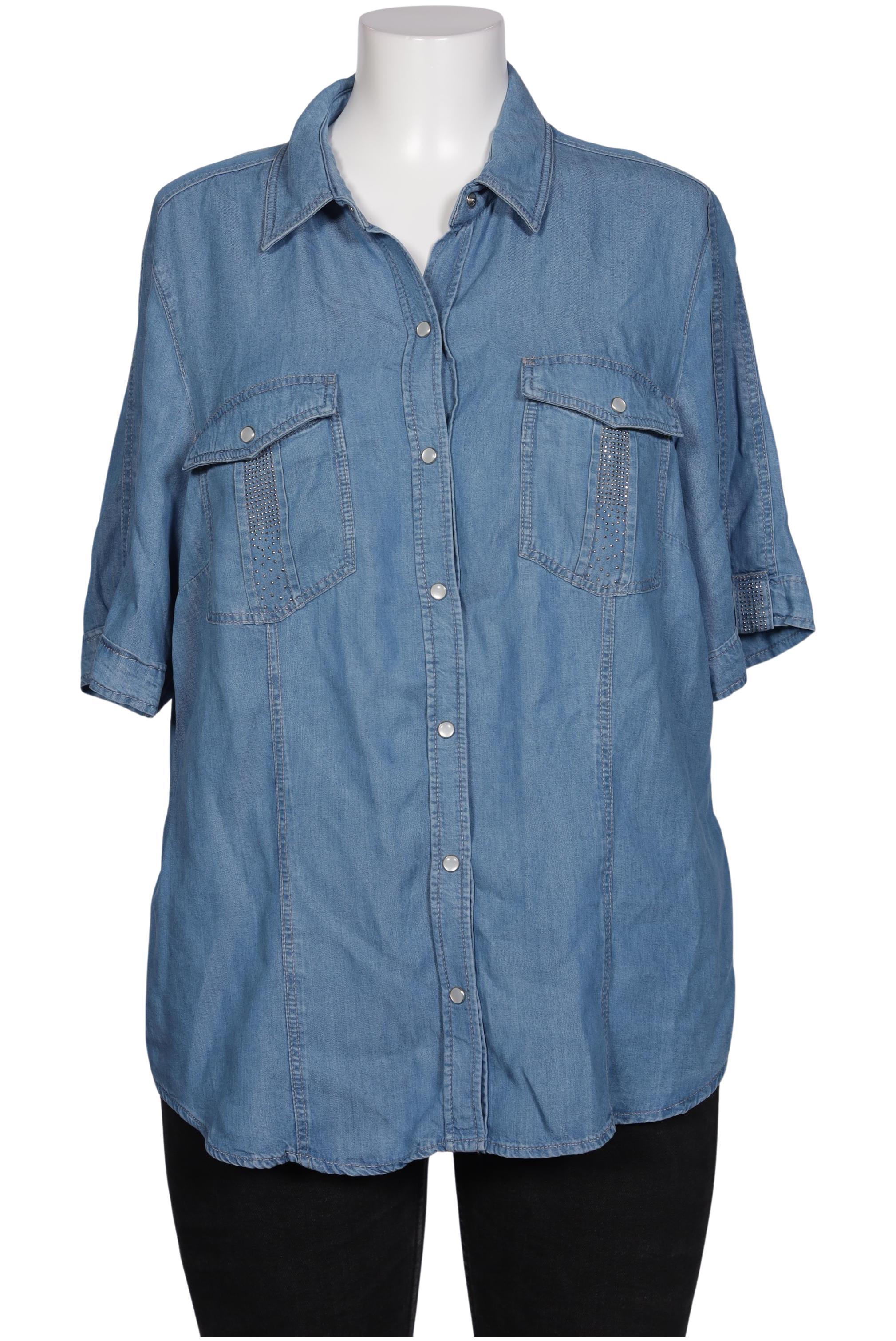 

Rabe Damen Bluse, blau, Gr. 46