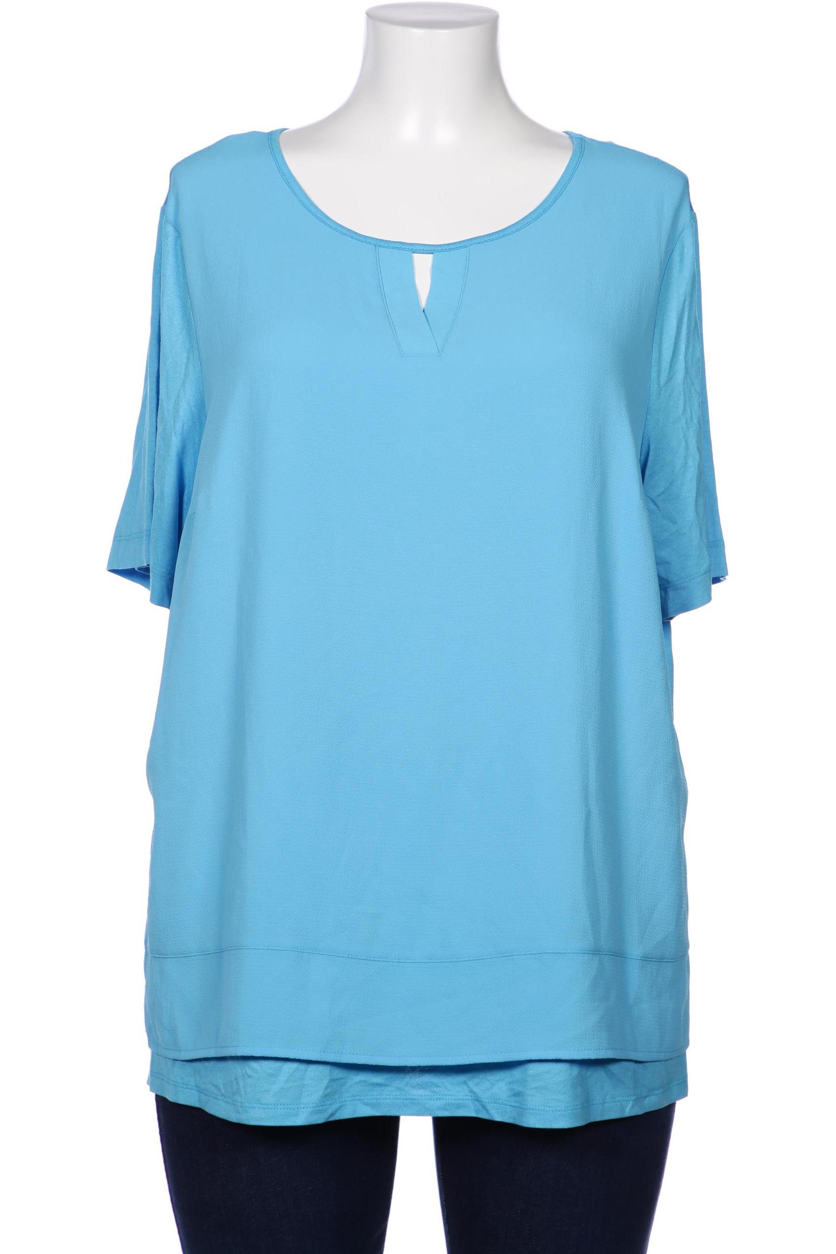 

Rabe Damen Bluse, blau, Gr. 48