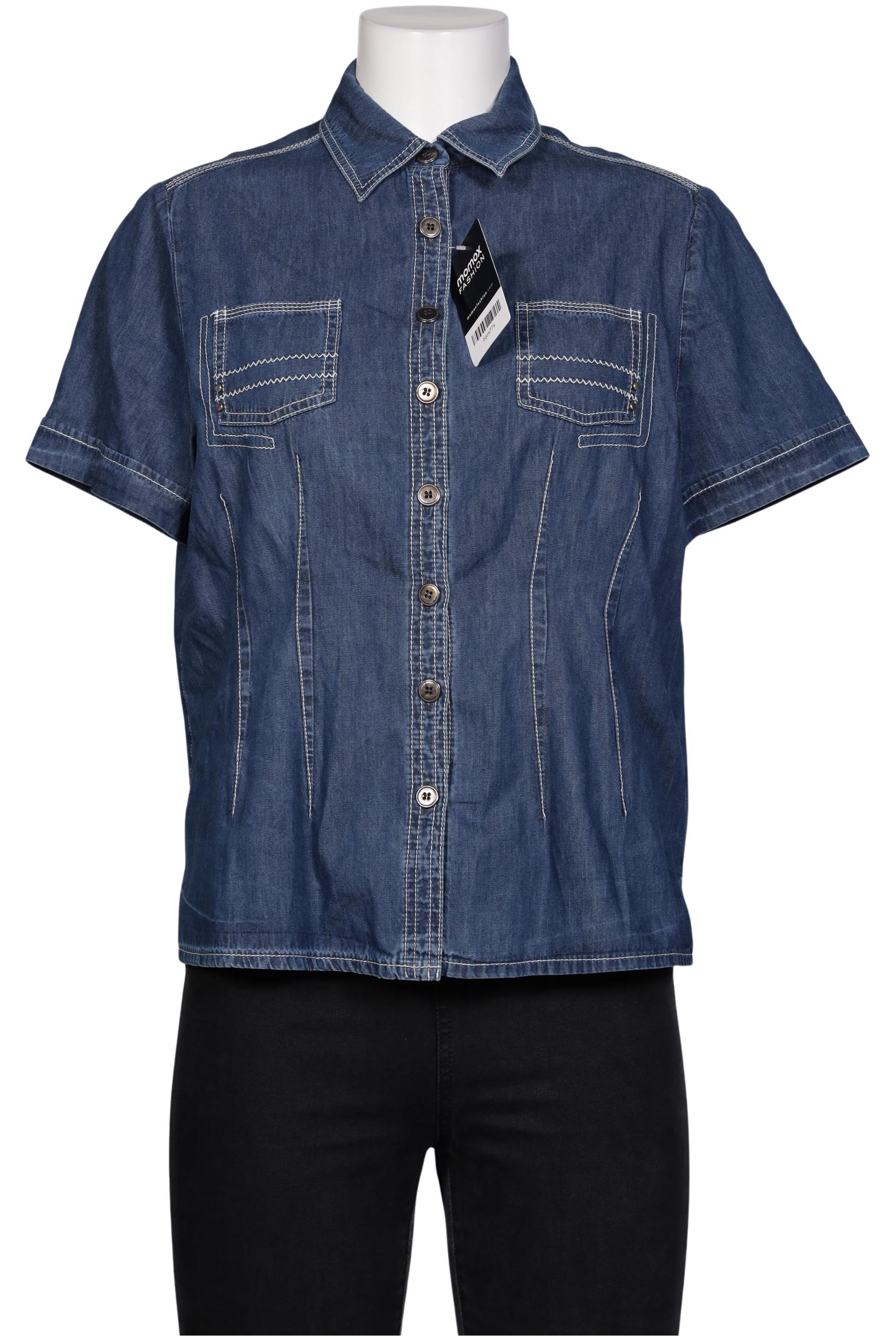 

Rabe Damen Bluse, blau, Gr. 42