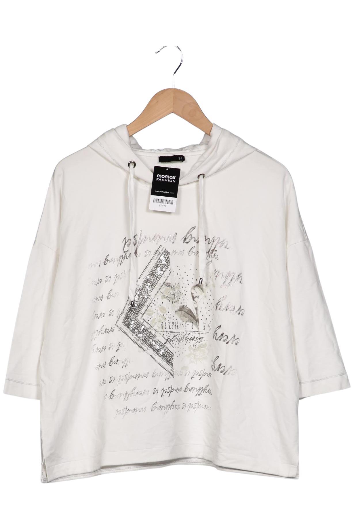 Thumbnail - Rabe Damen Kapuzenpullover, weiß, Gr. 46