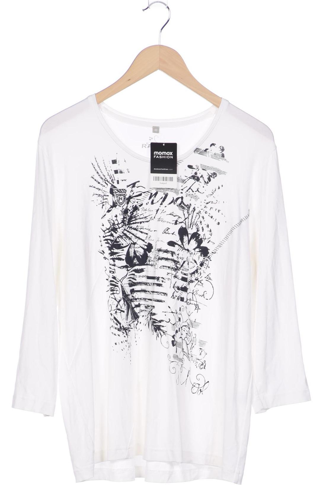 

Rabe Damen Langarmshirt, weiß, Gr. 48