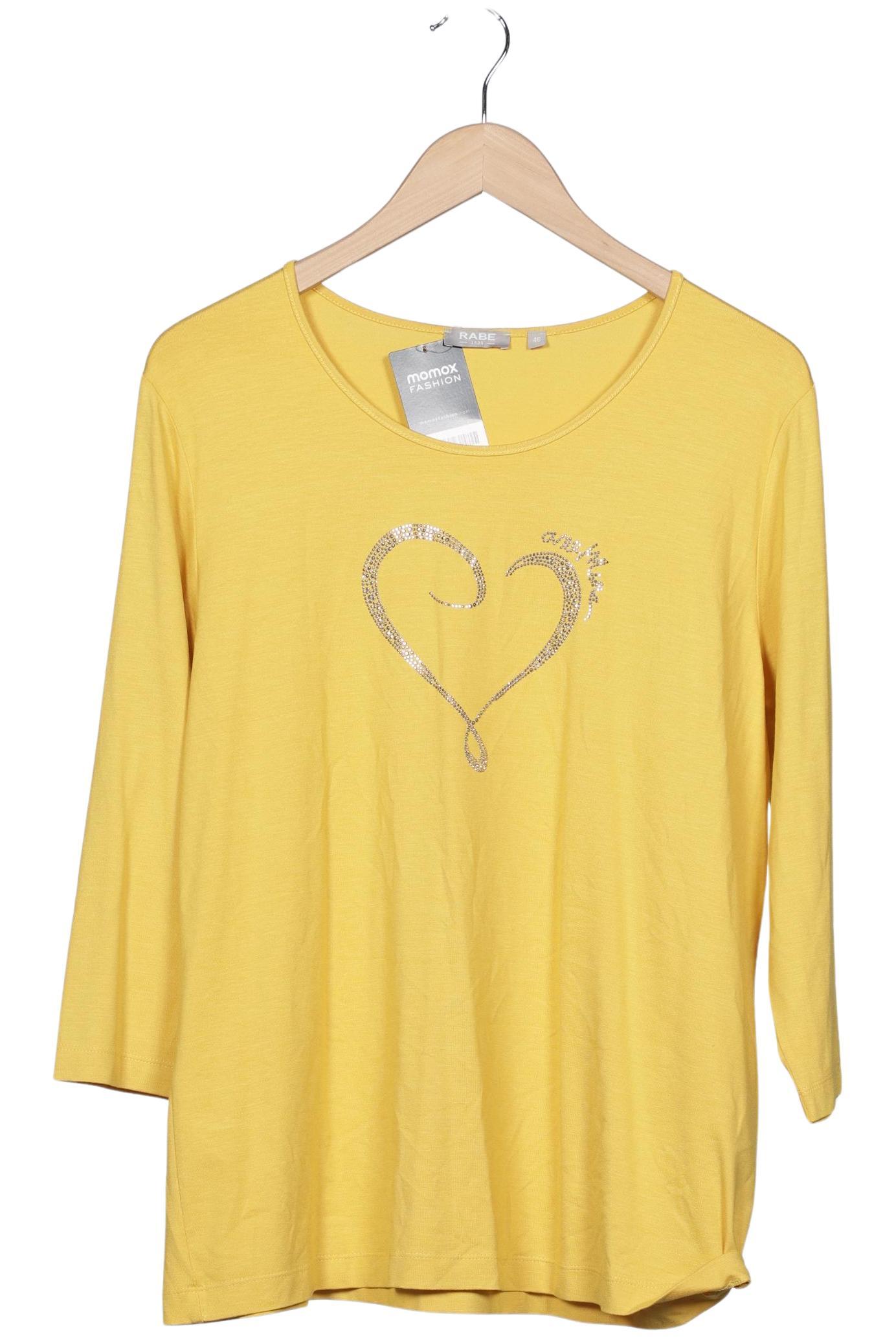 

Rabe Damen Langarmshirt, gelb, Gr. 46