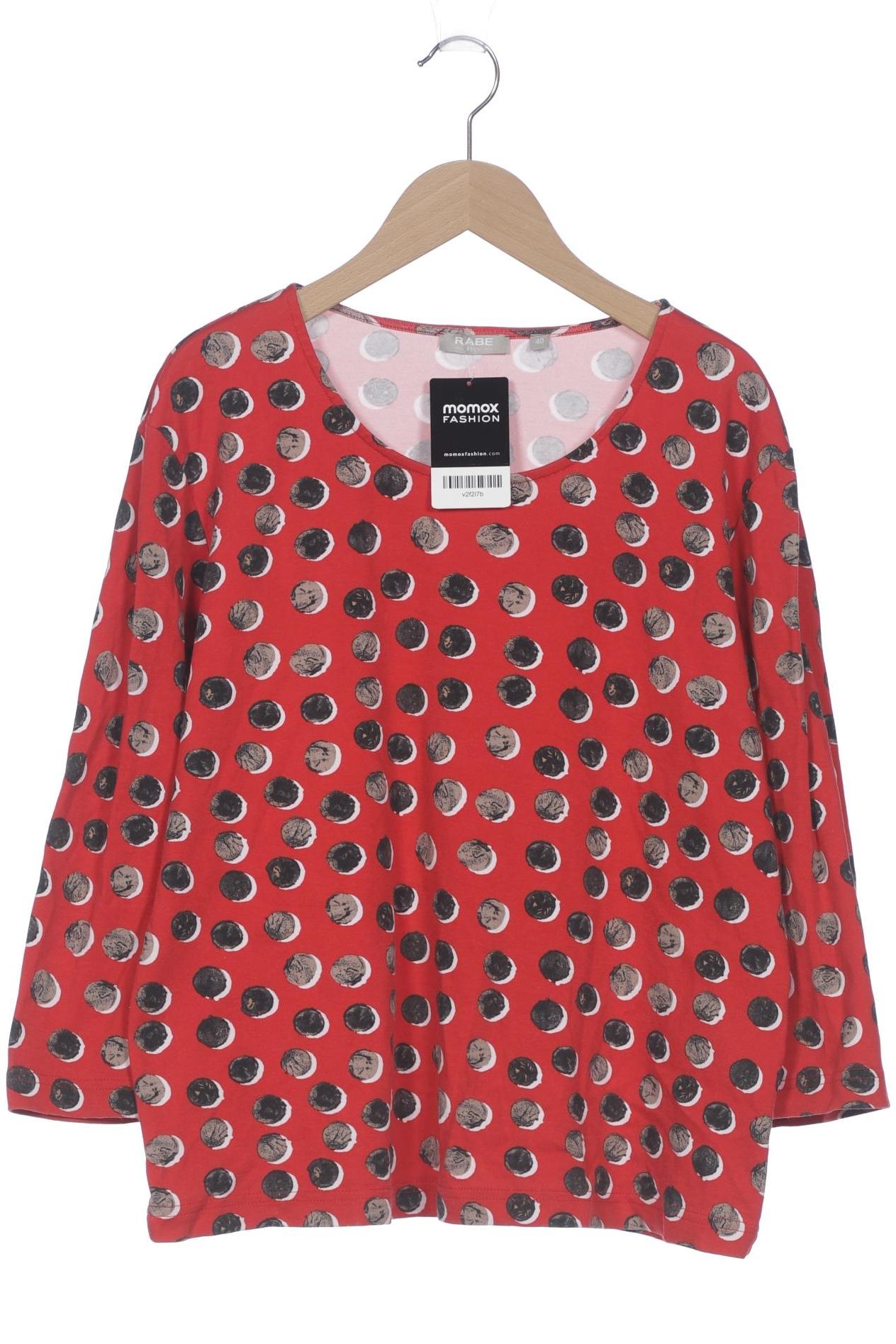 

Rabe Damen Langarmshirt, rot, Gr. 40