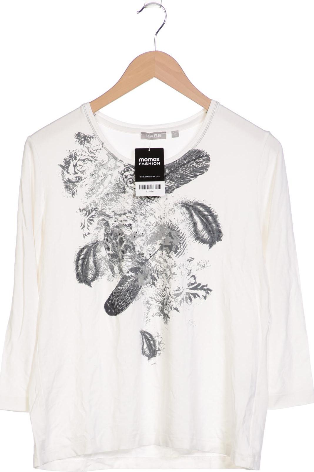 

Rabe Damen Langarmshirt, weiß, Gr. 42