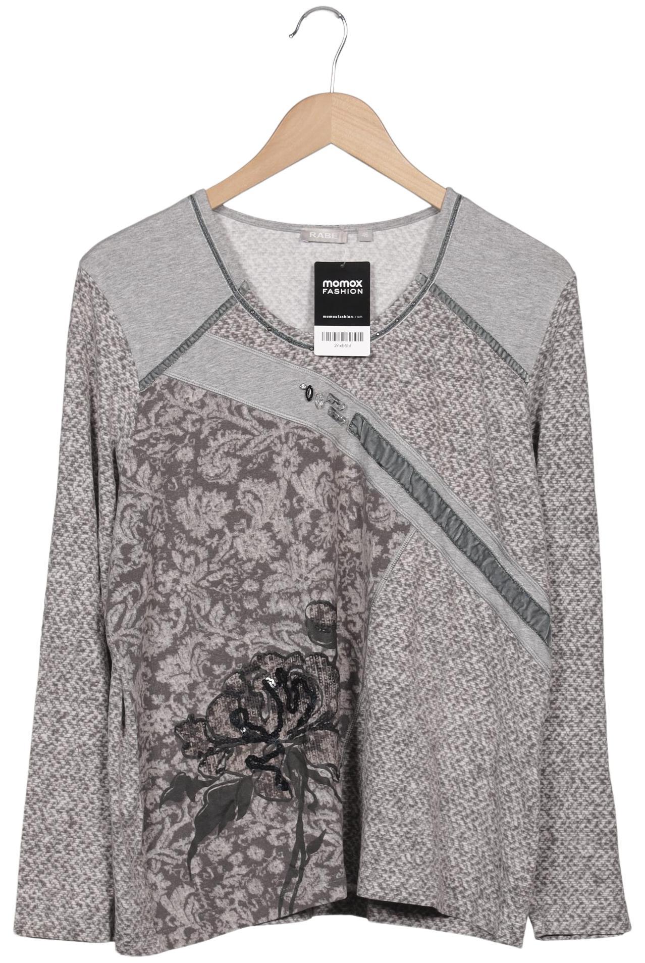 

Rabe Damen Langarmshirt, grau, Gr. 46
