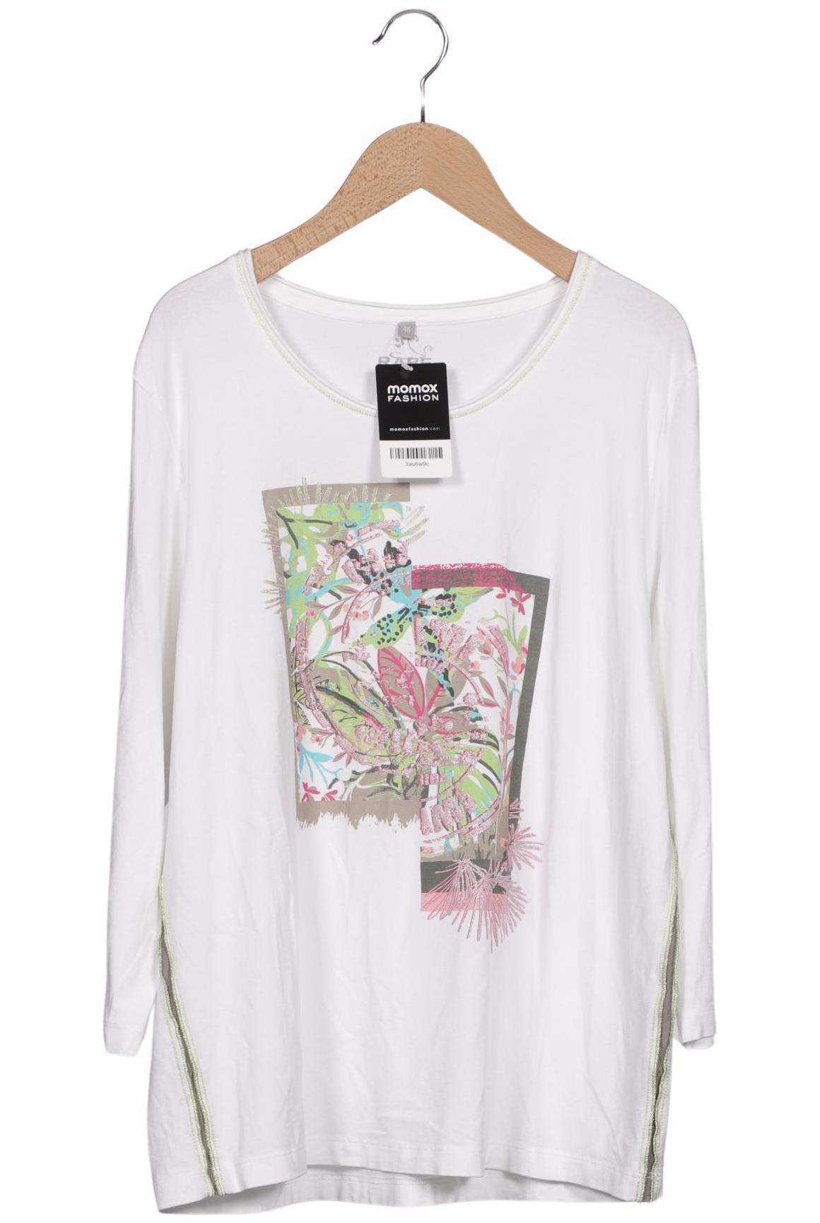 

Rabe Damen Langarmshirt, weiß, Gr. 46