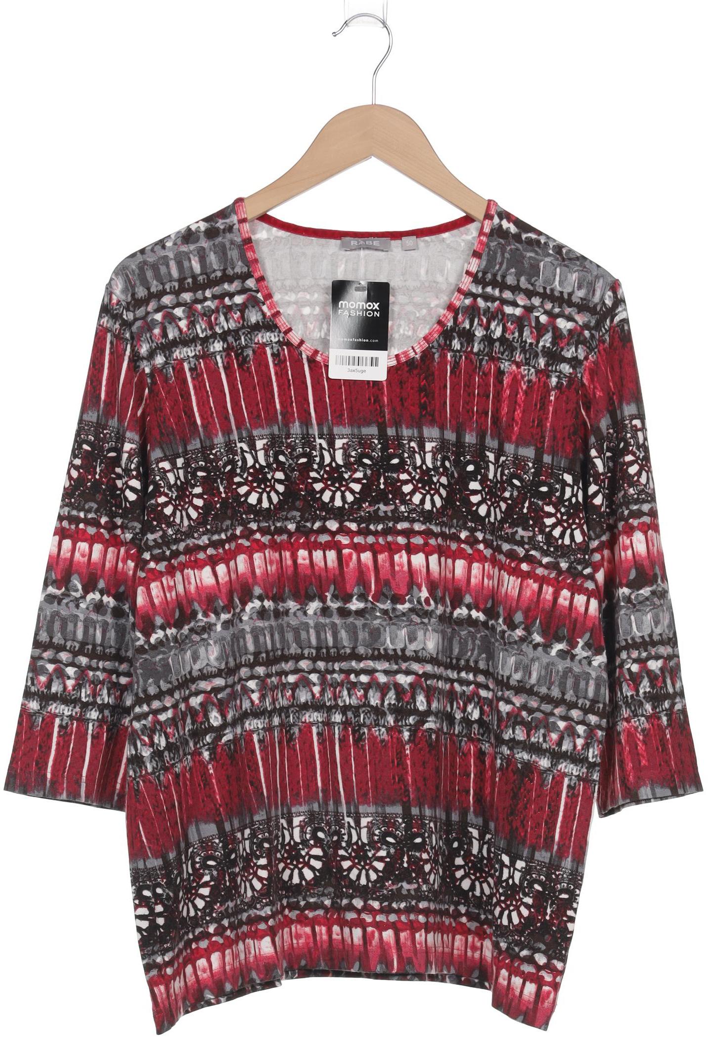 

Rabe Damen Langarmshirt, rot, Gr. 50