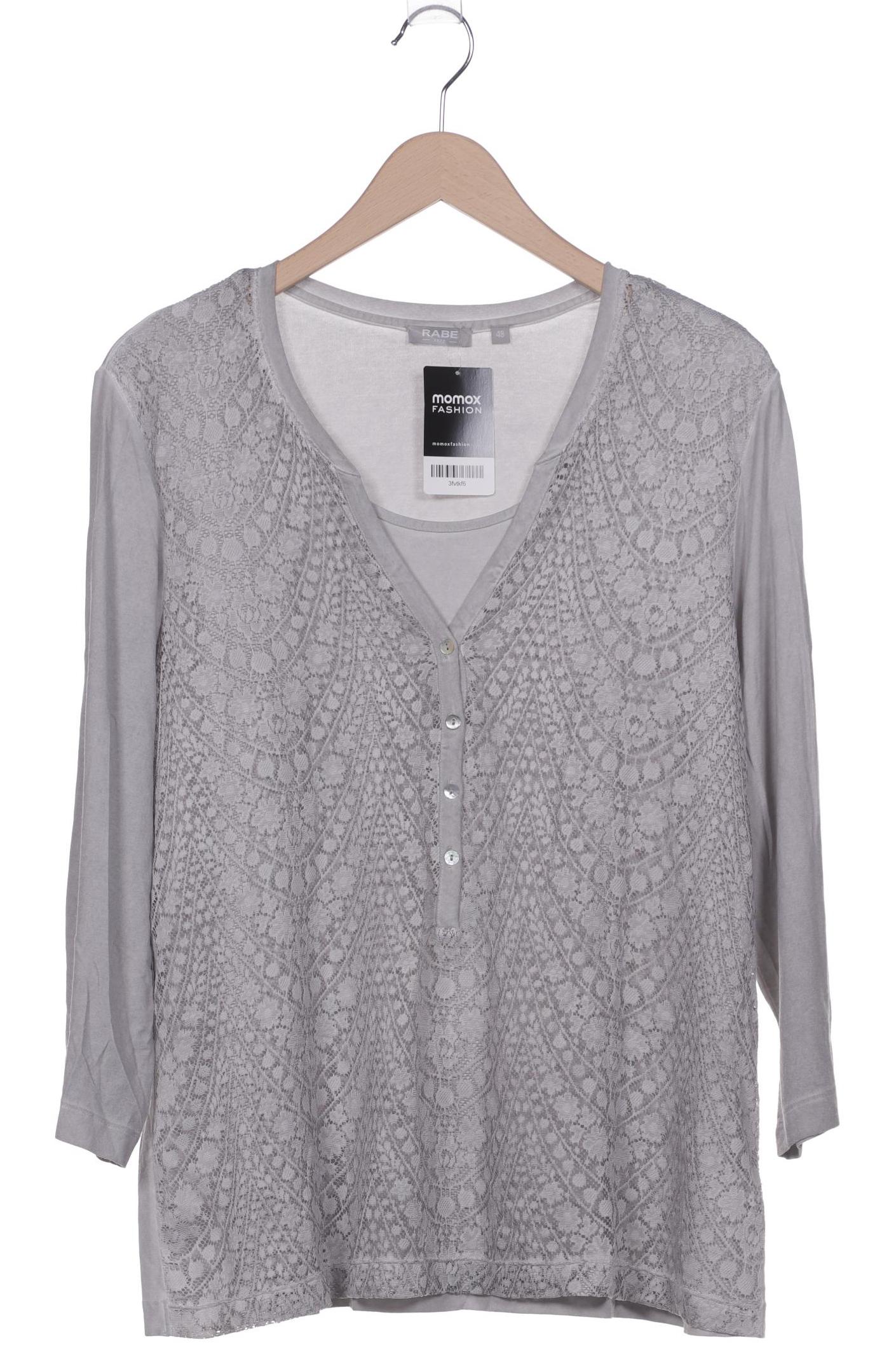 

Rabe Damen Langarmshirt, grau, Gr. 48