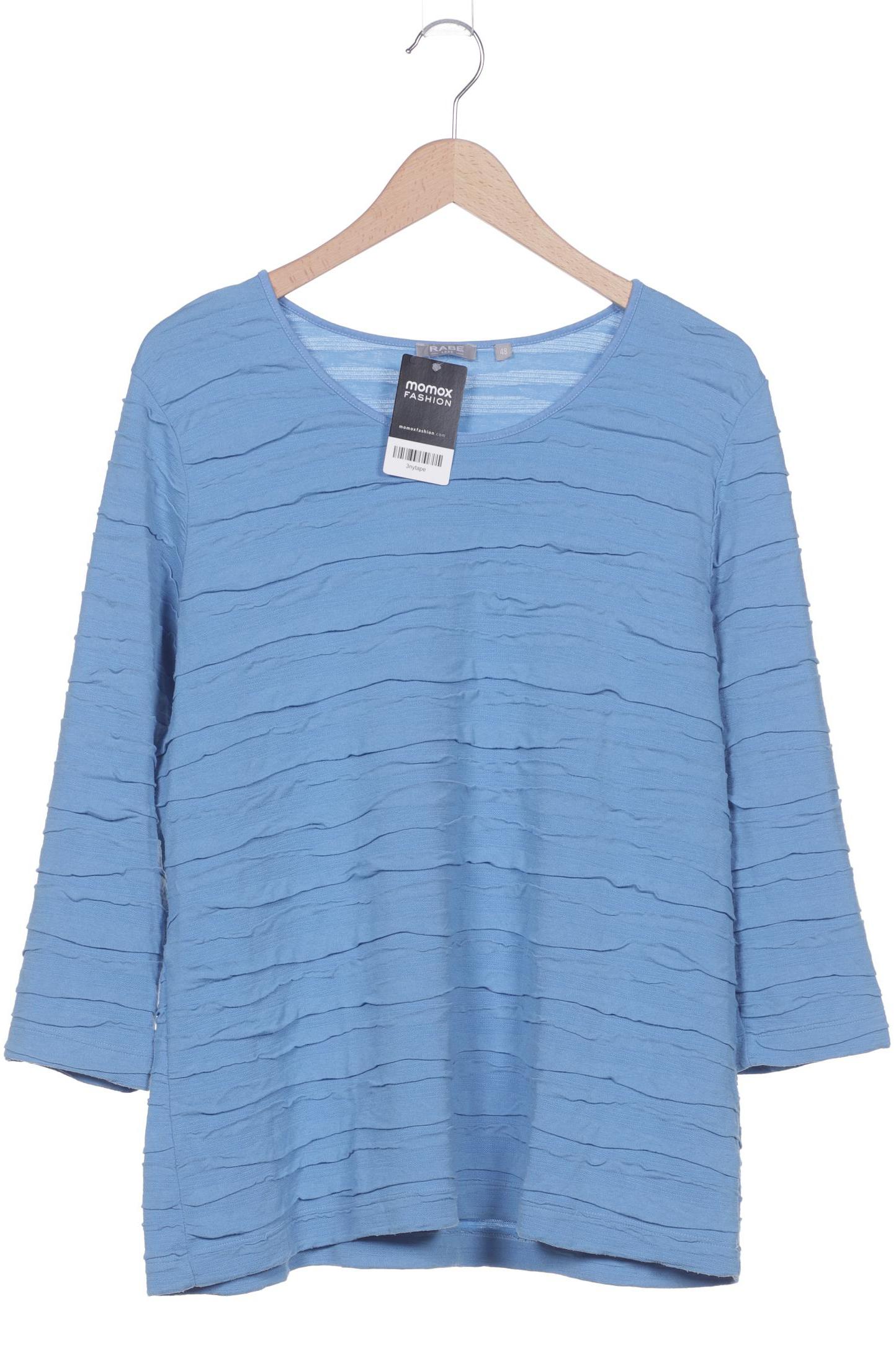 

Rabe Damen Langarmshirt, blau, Gr. 48