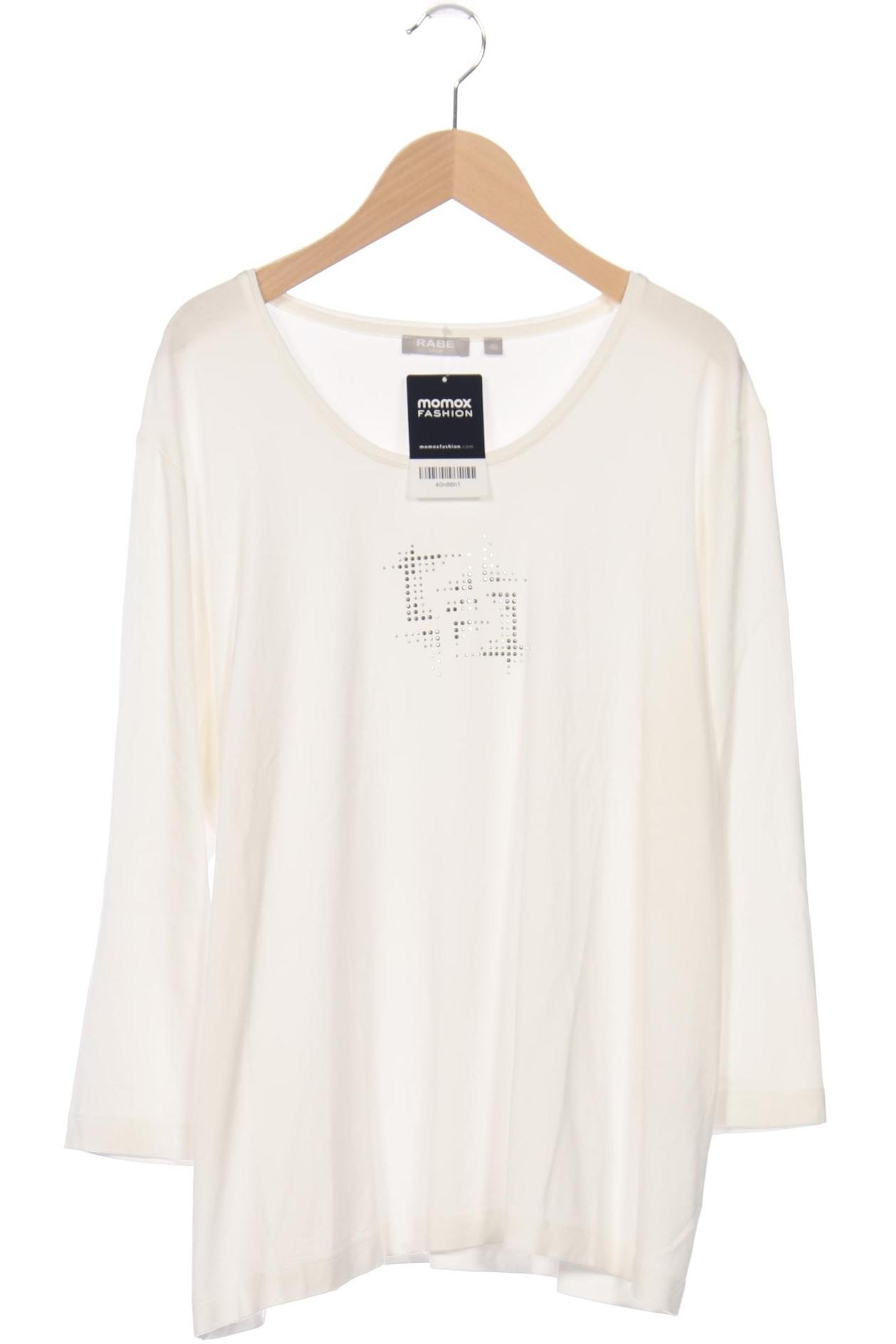 

Rabe Damen Langarmshirt, weiß, Gr. 46