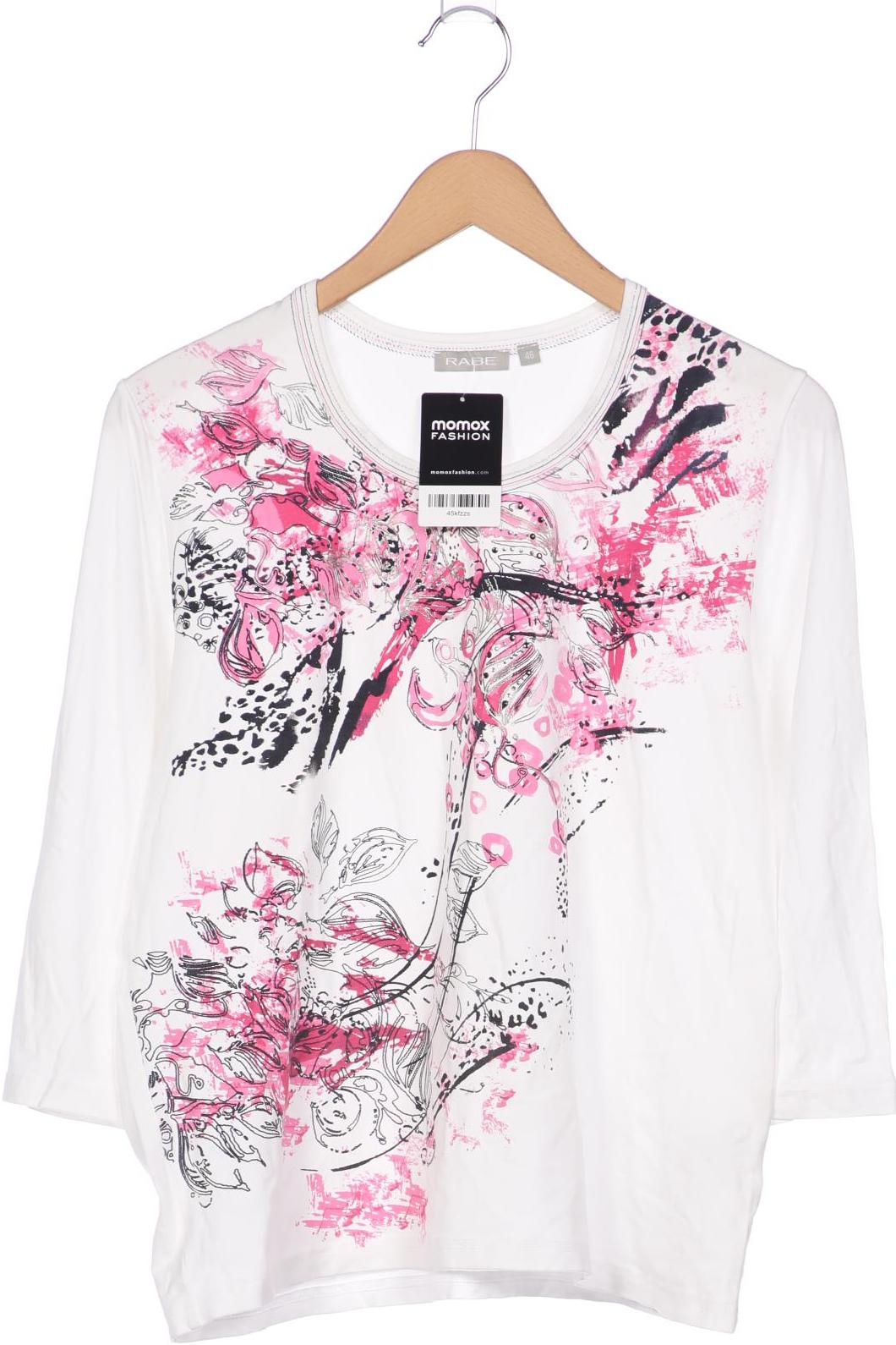 

Rabe Damen Langarmshirt, weiß, Gr. 46