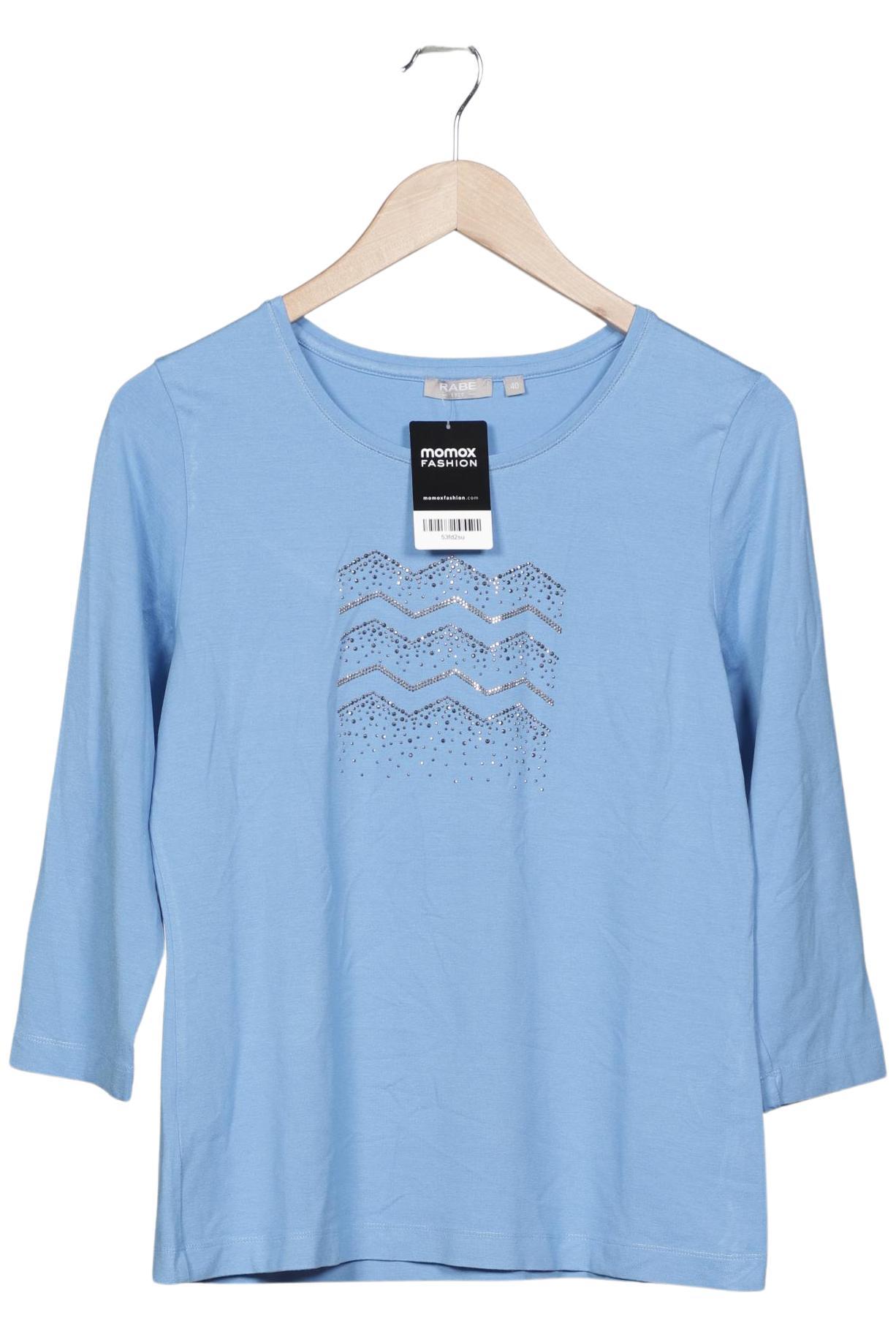 

Rabe Damen Langarmshirt, hellblau, Gr. 40