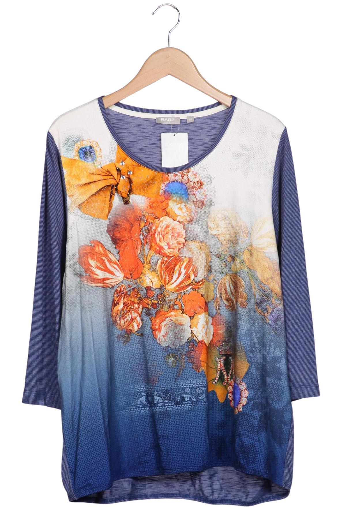 

Rabe Damen Langarmshirt, blau, Gr. 48