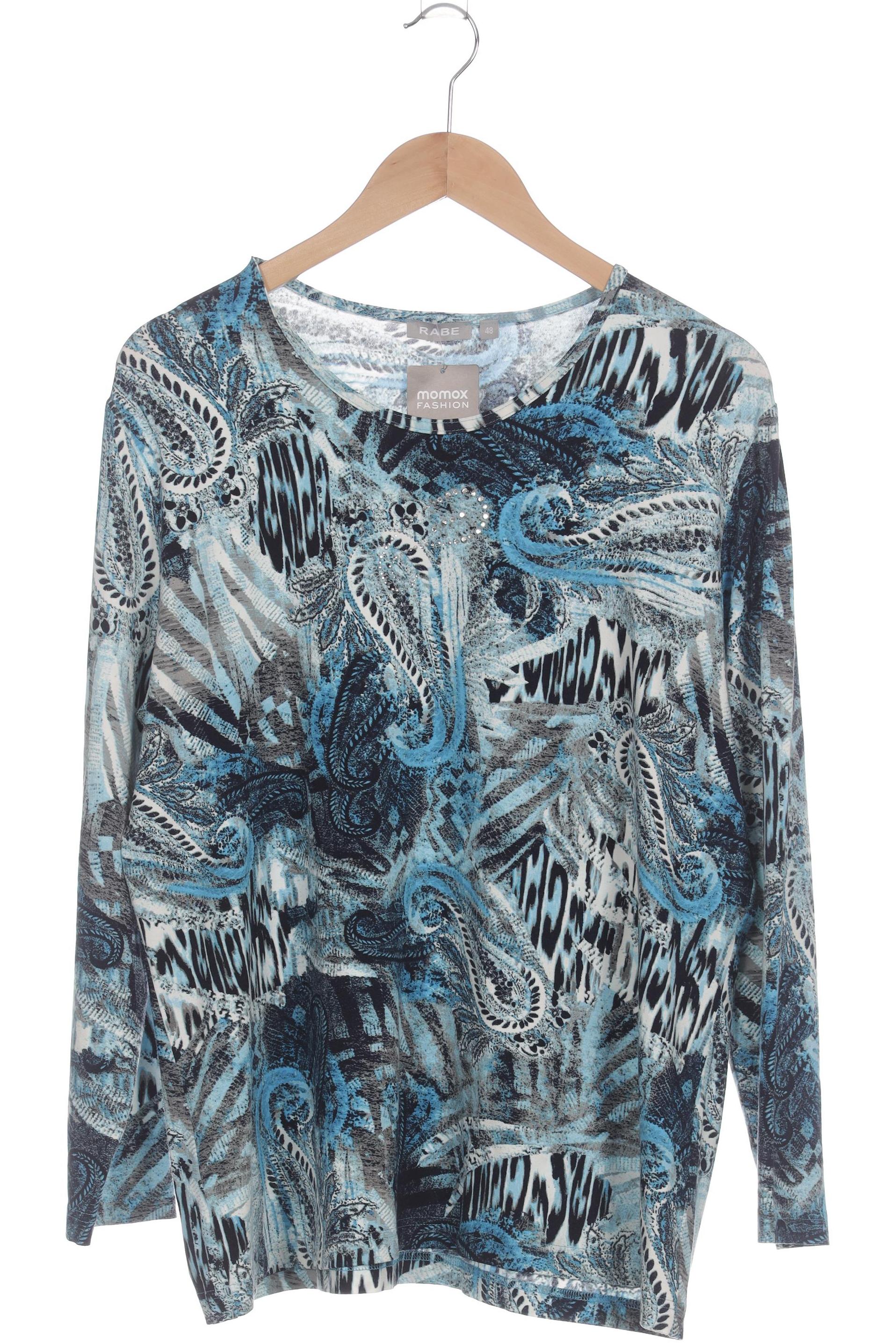 

Rabe Damen Langarmshirt, blau, Gr. 48