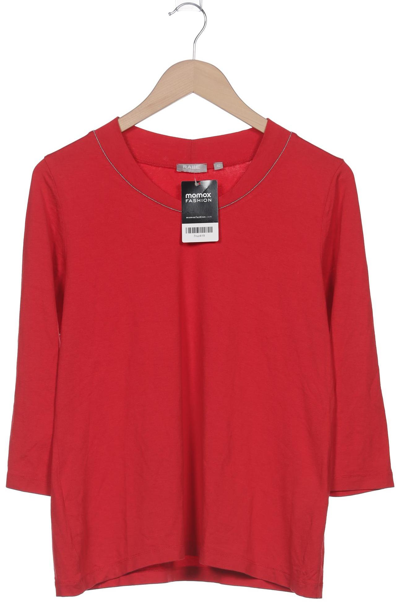 

Rabe Damen Langarmshirt, rot, Gr. 42