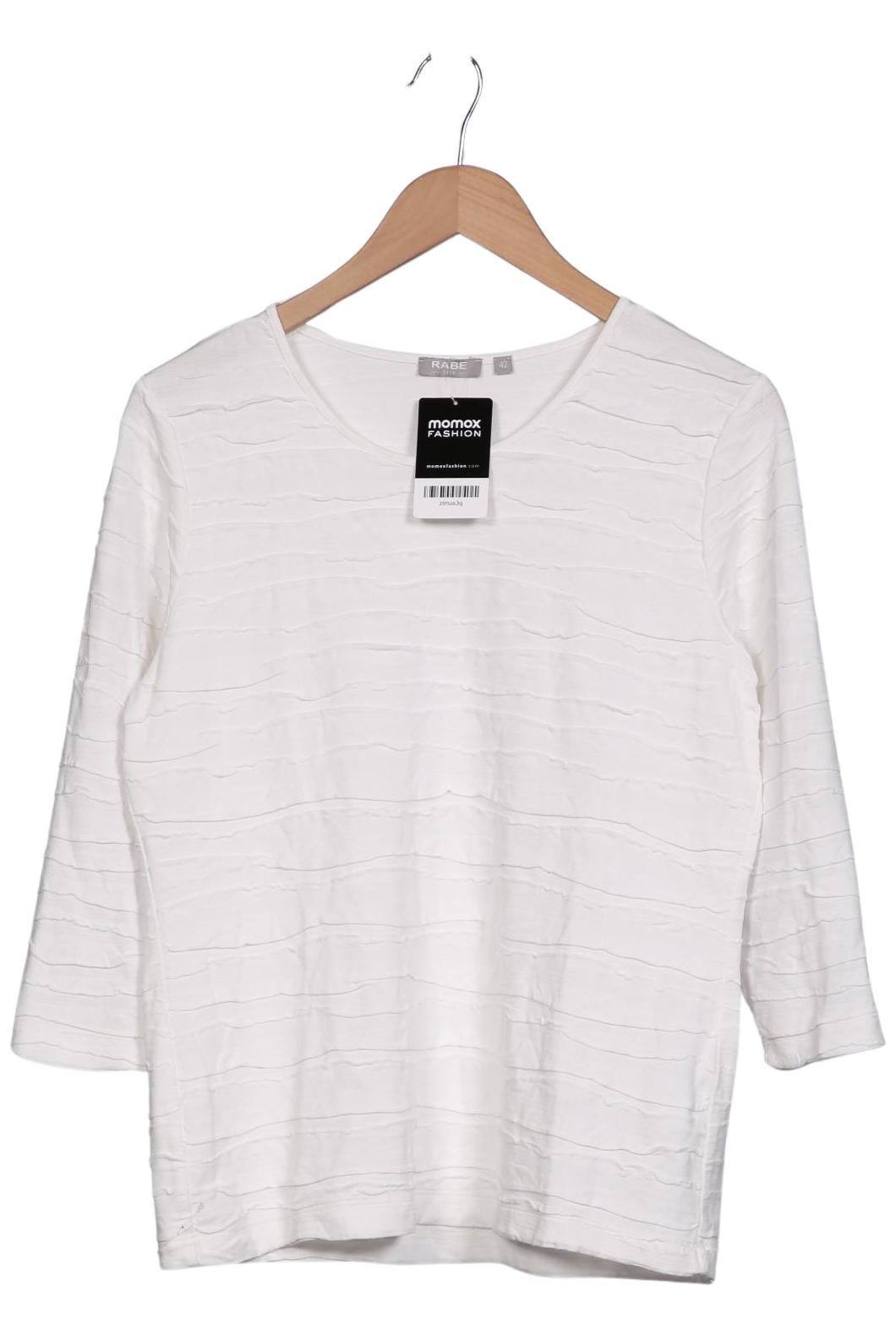 

Rabe Damen Langarmshirt, weiß, Gr. 42