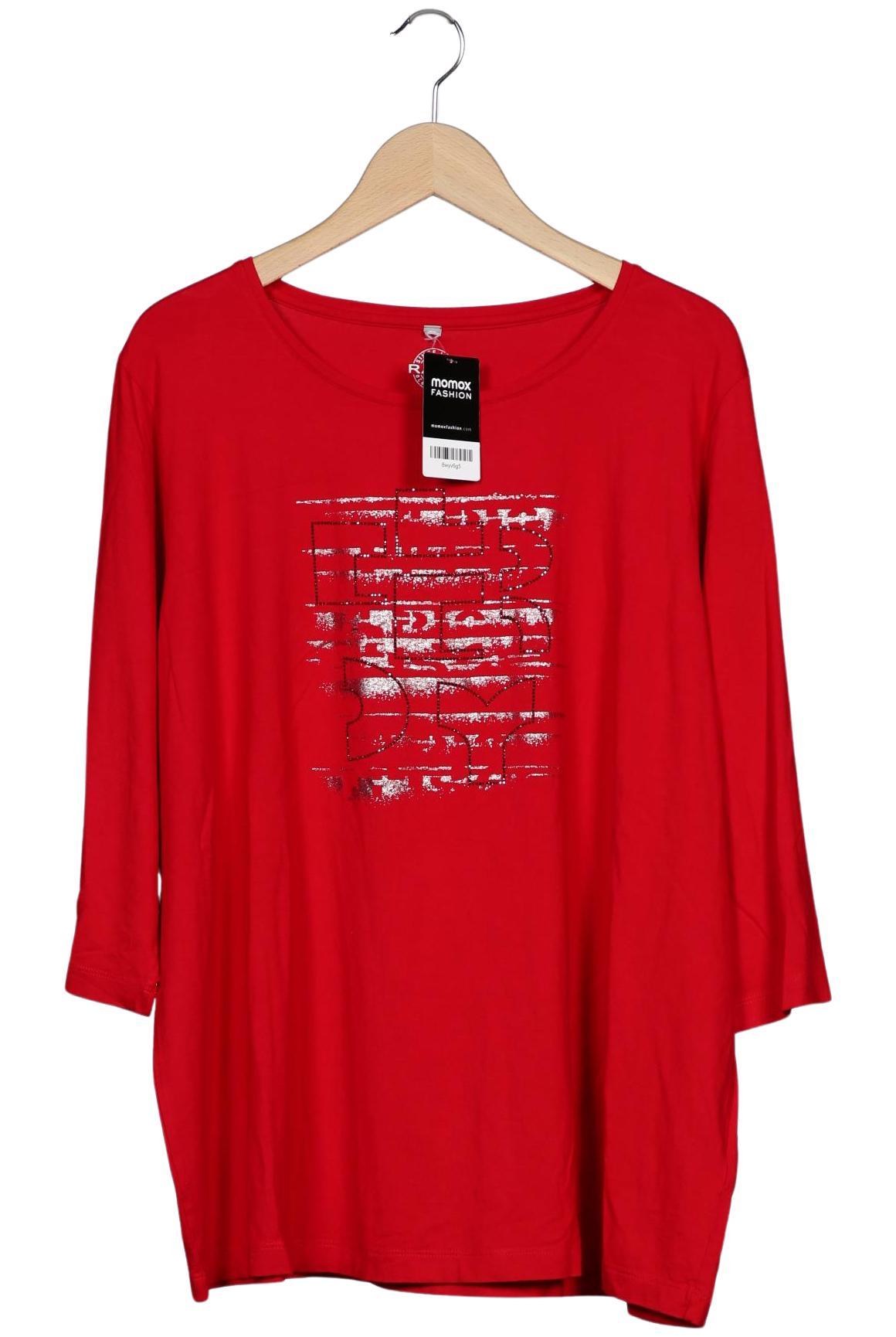 

Rabe Damen Langarmshirt, rot, Gr. 52