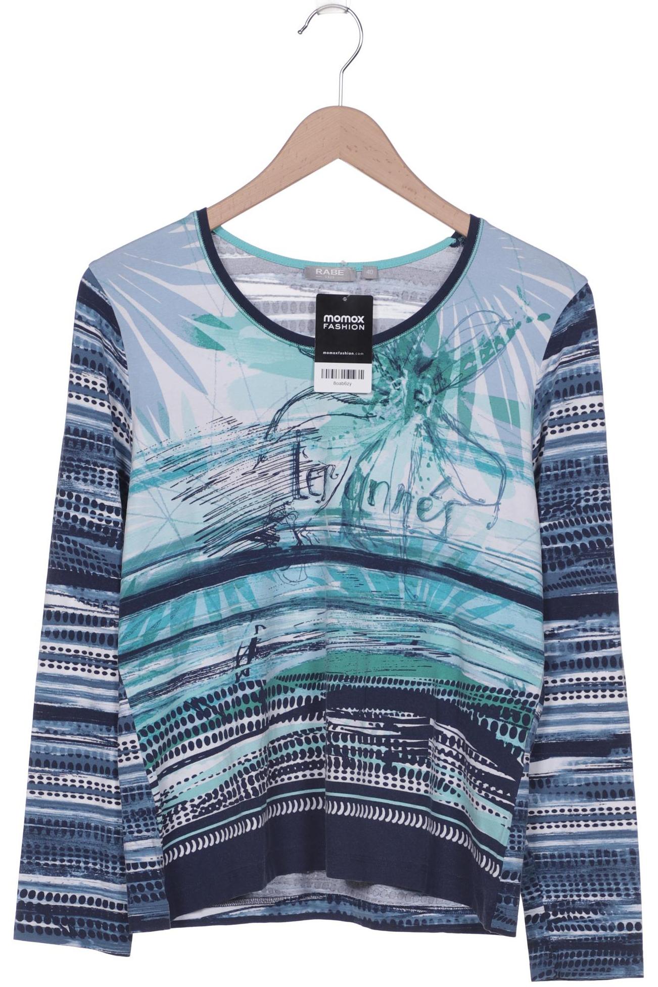 

Rabe Damen Langarmshirt, blau, Gr. 40