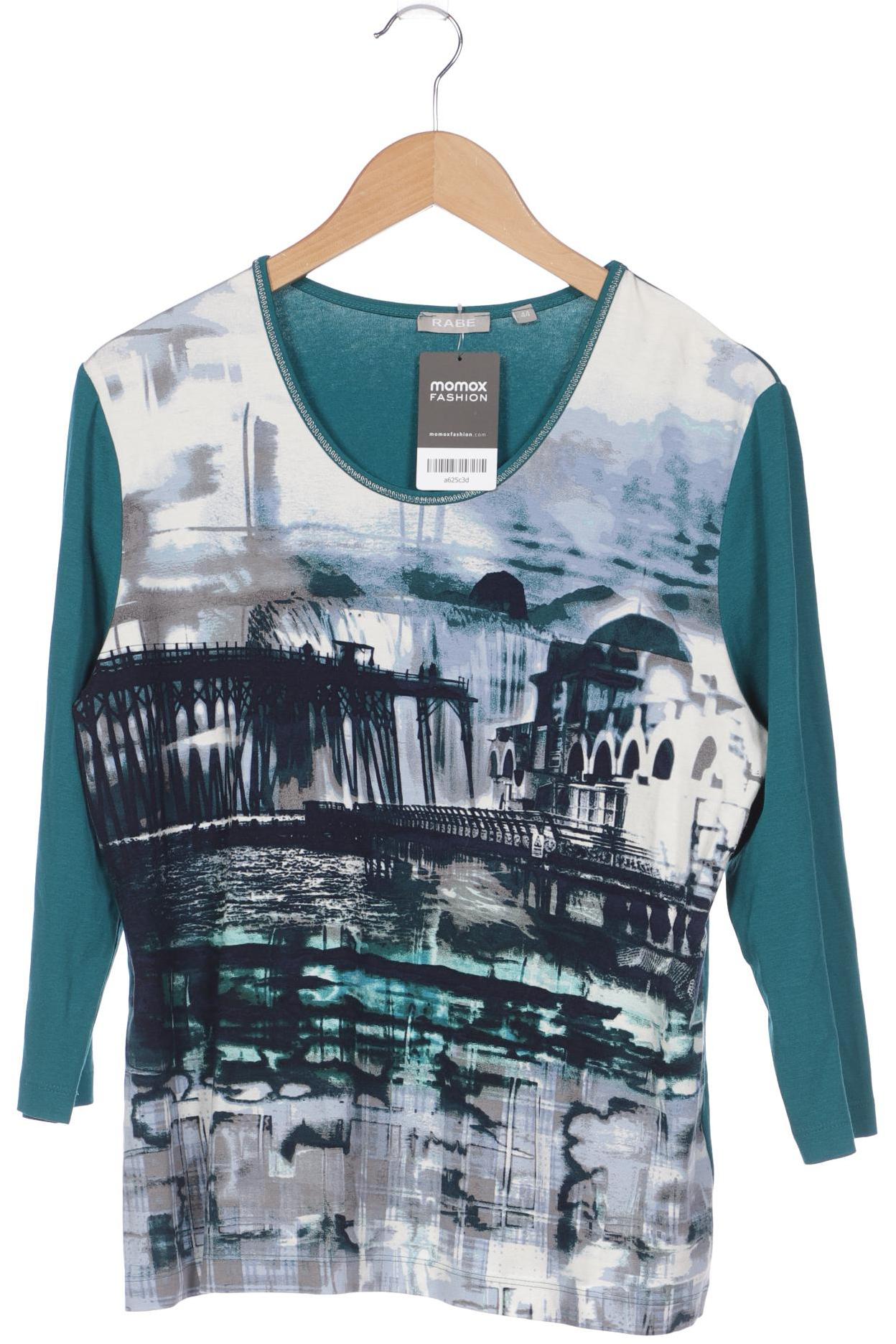 

Rabe Damen Langarmshirt, türkis, Gr. 44