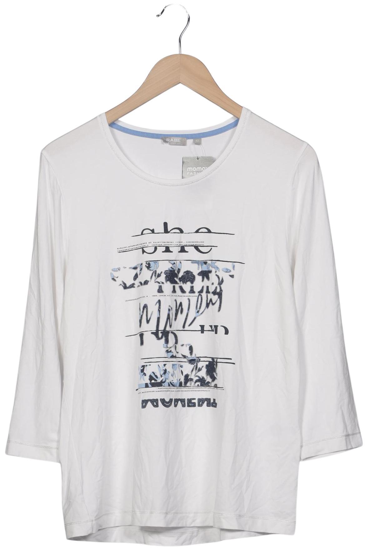 

Rabe Damen Langarmshirt, weiß, Gr. 42
