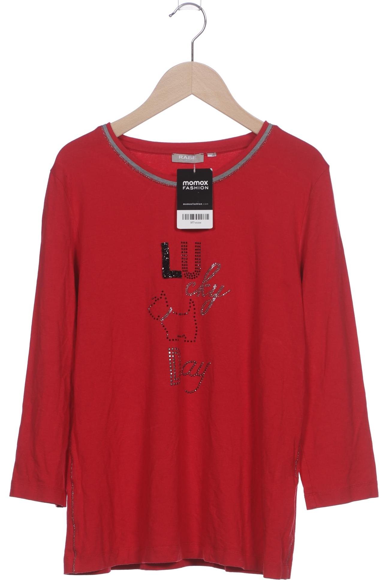 

Rabe Damen Langarmshirt, rot, Gr. 38