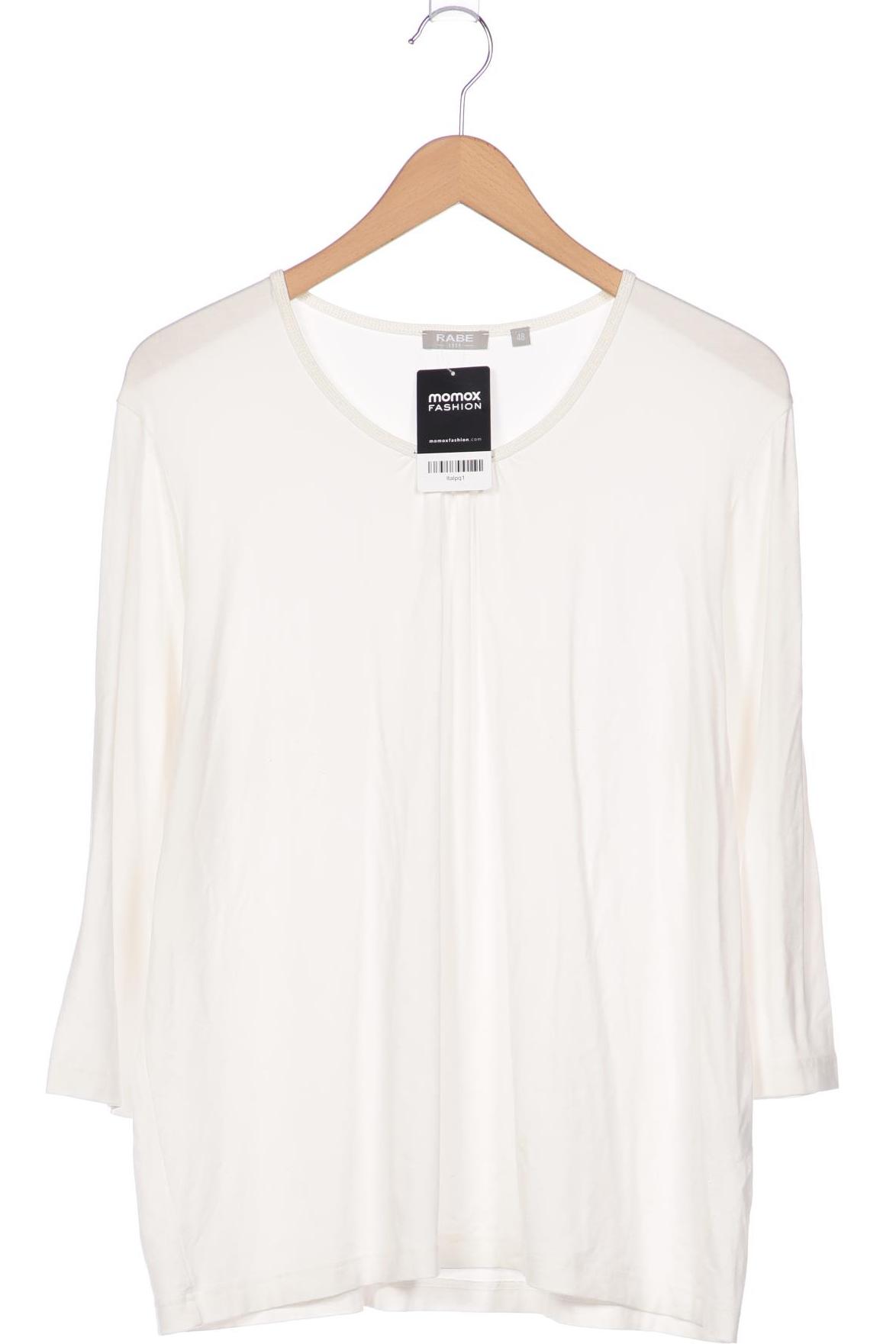 

Rabe Damen Langarmshirt, weiß, Gr. 48