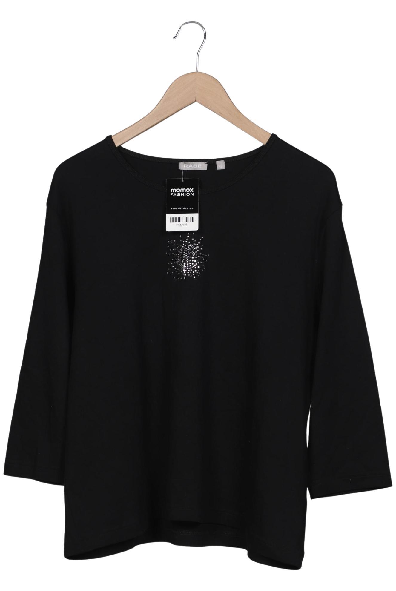 

Rabe Damen Langarmshirt, schwarz, Gr. 48