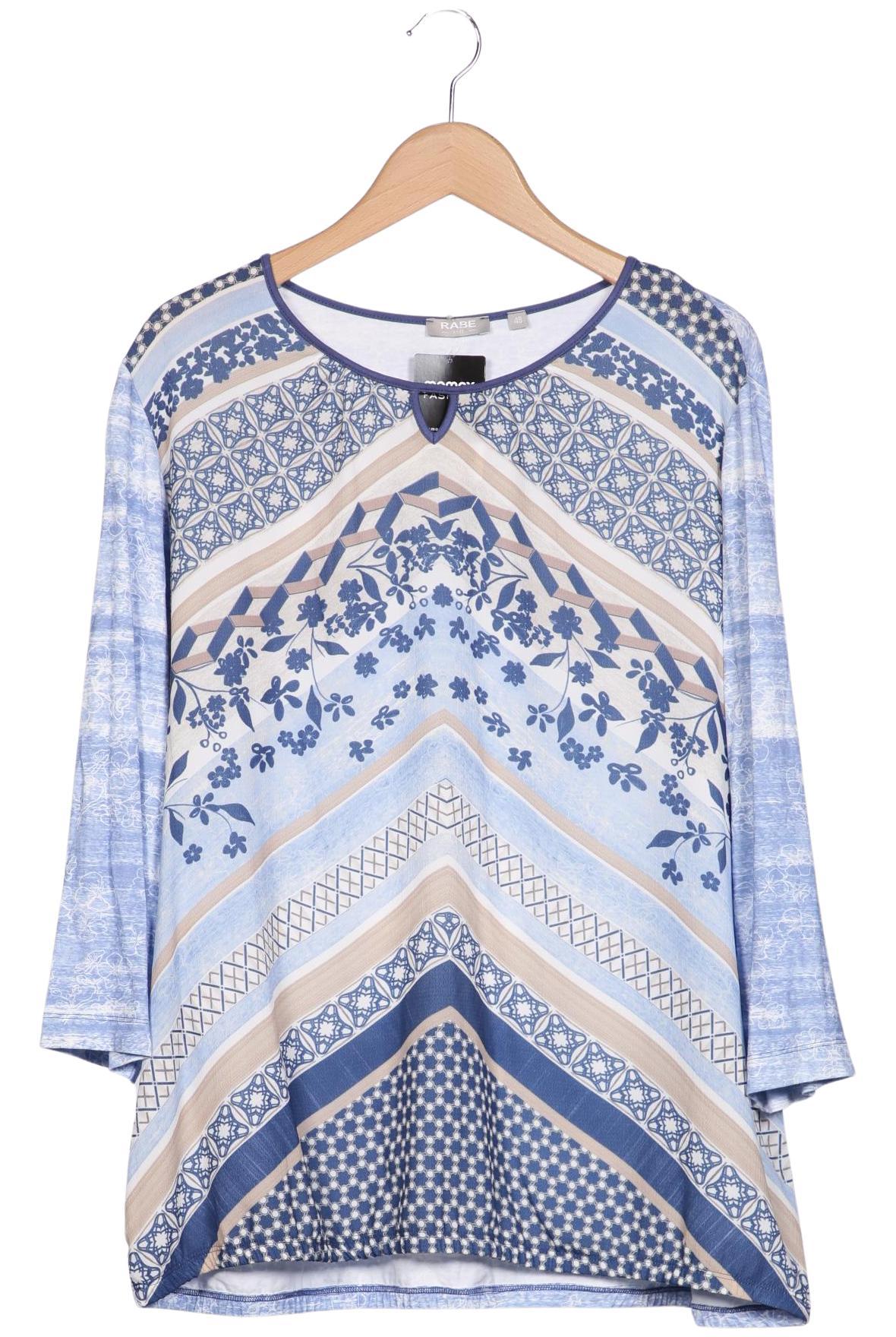 

Rabe Damen Langarmshirt, hellblau, Gr. 48