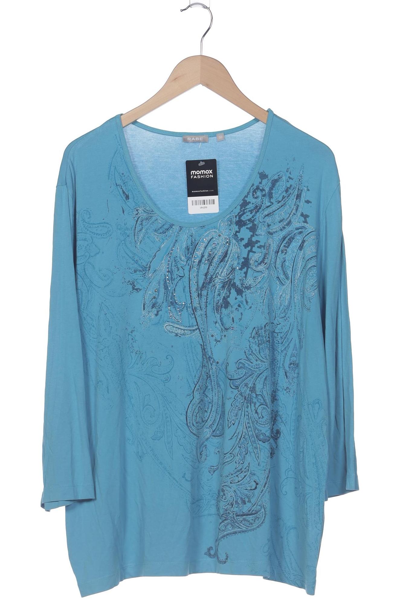 

Rabe Damen Langarmshirt, blau, Gr. 50