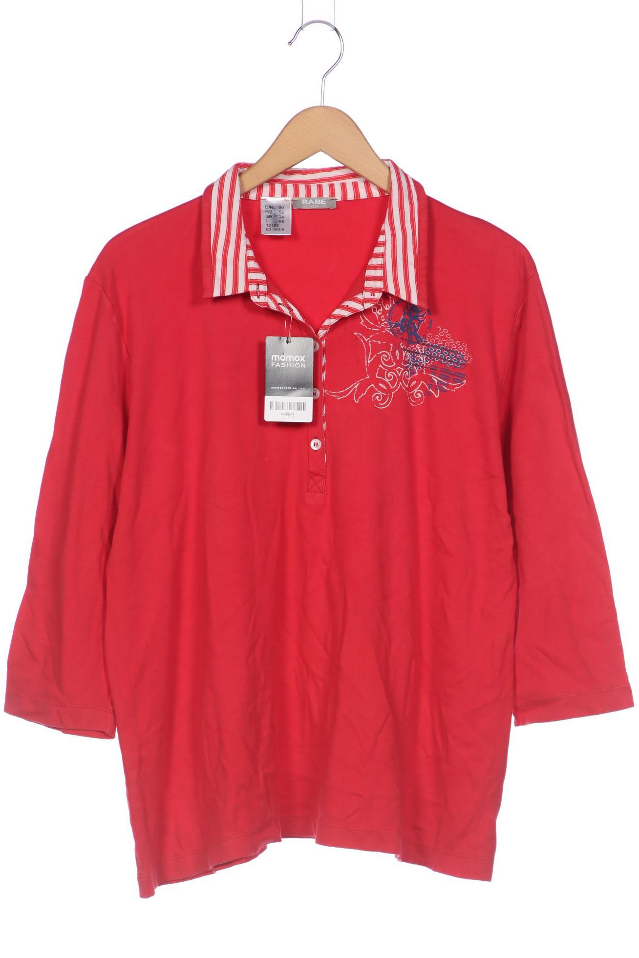 

Rabe Damen Langarmshirt, rot, Gr. 50