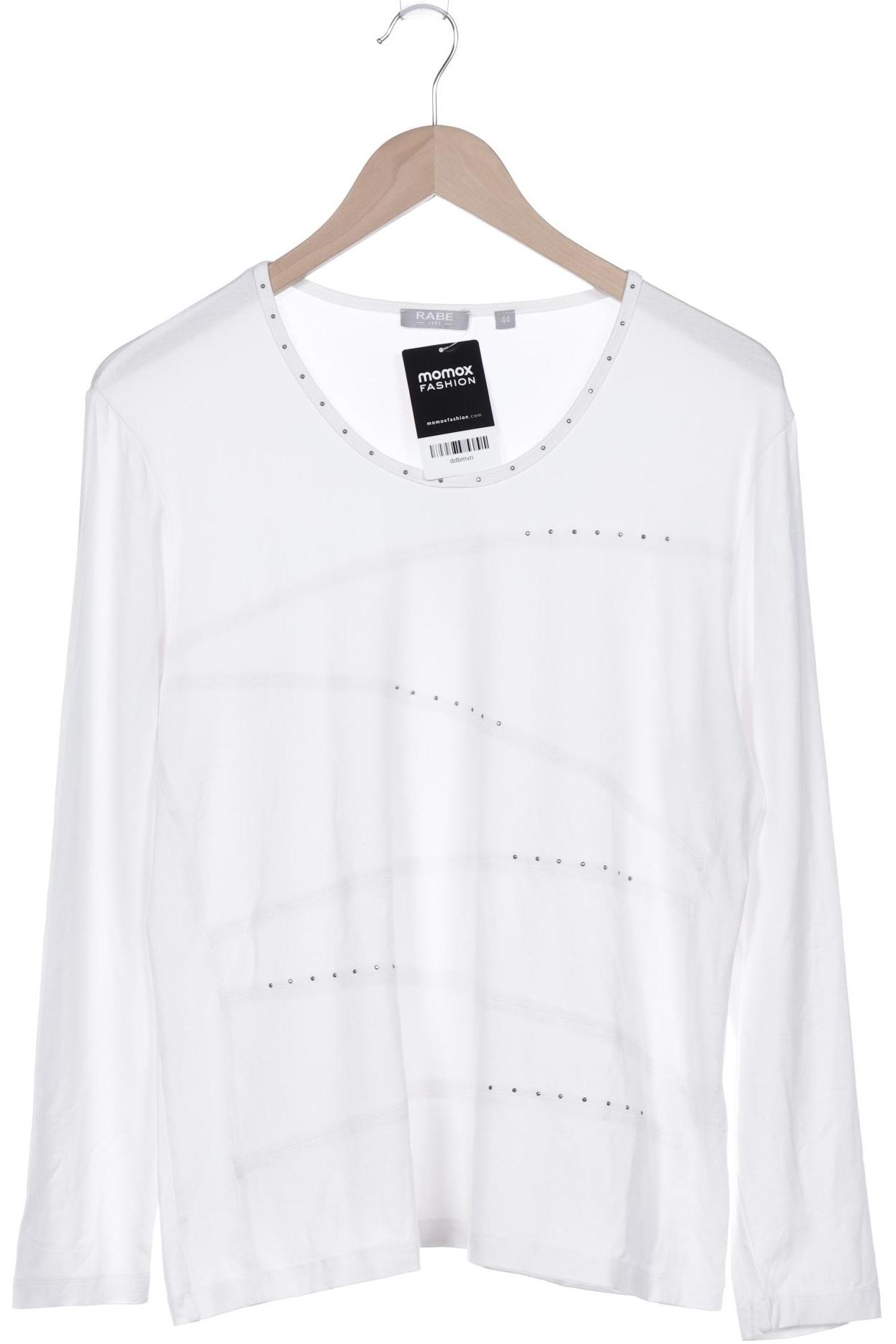 

Rabe Damen Langarmshirt, weiß, Gr. 44