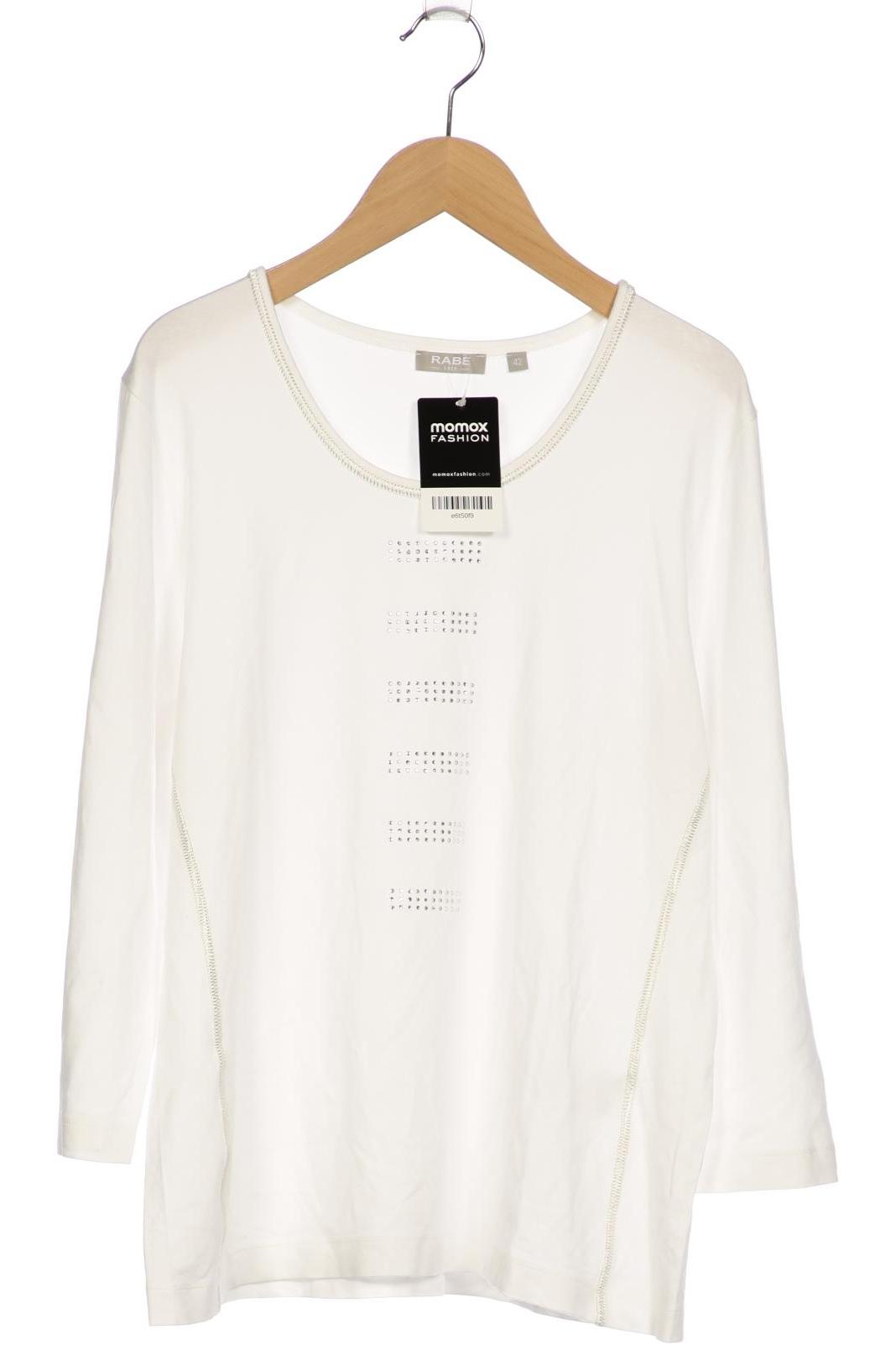 

Rabe Damen Langarmshirt, weiß, Gr. 42