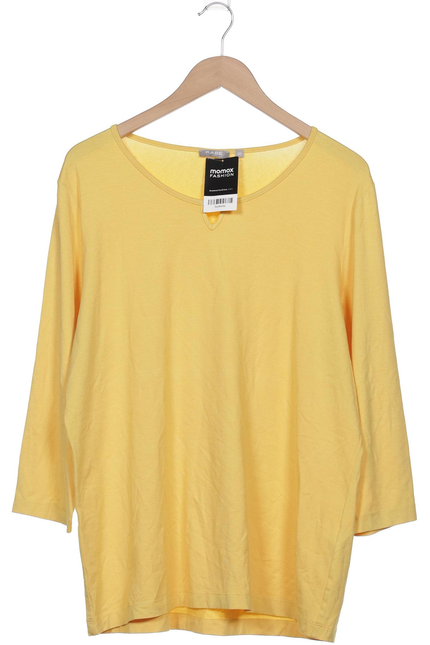 

Rabe Damen Langarmshirt, gelb, Gr. 48
