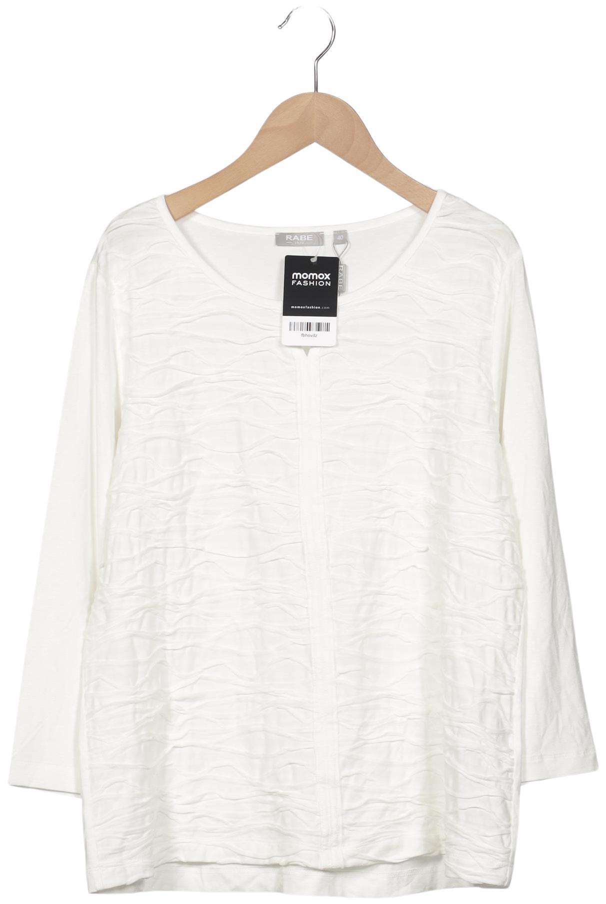 

Rabe Damen Langarmshirt, weiß, Gr. 40
