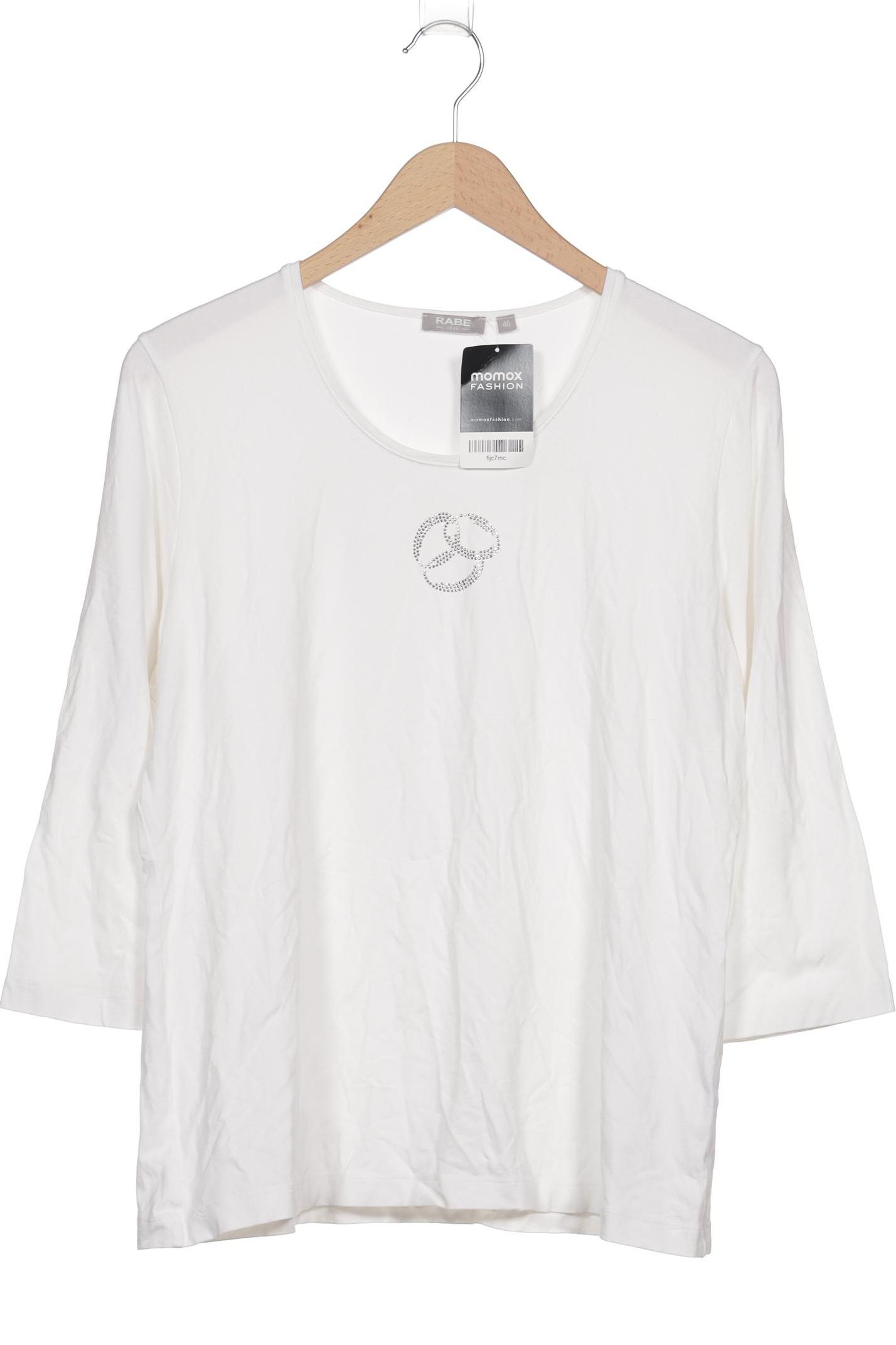 

Rabe Damen Langarmshirt, weiß, Gr. 46