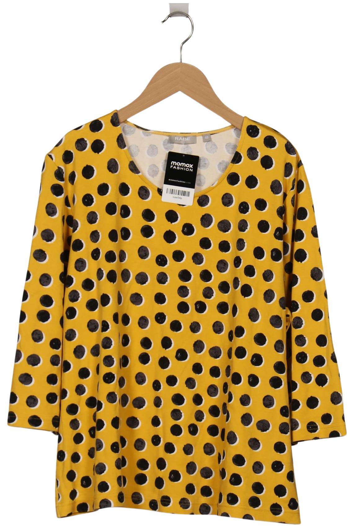 

Rabe Damen Langarmshirt, gelb, Gr. 48