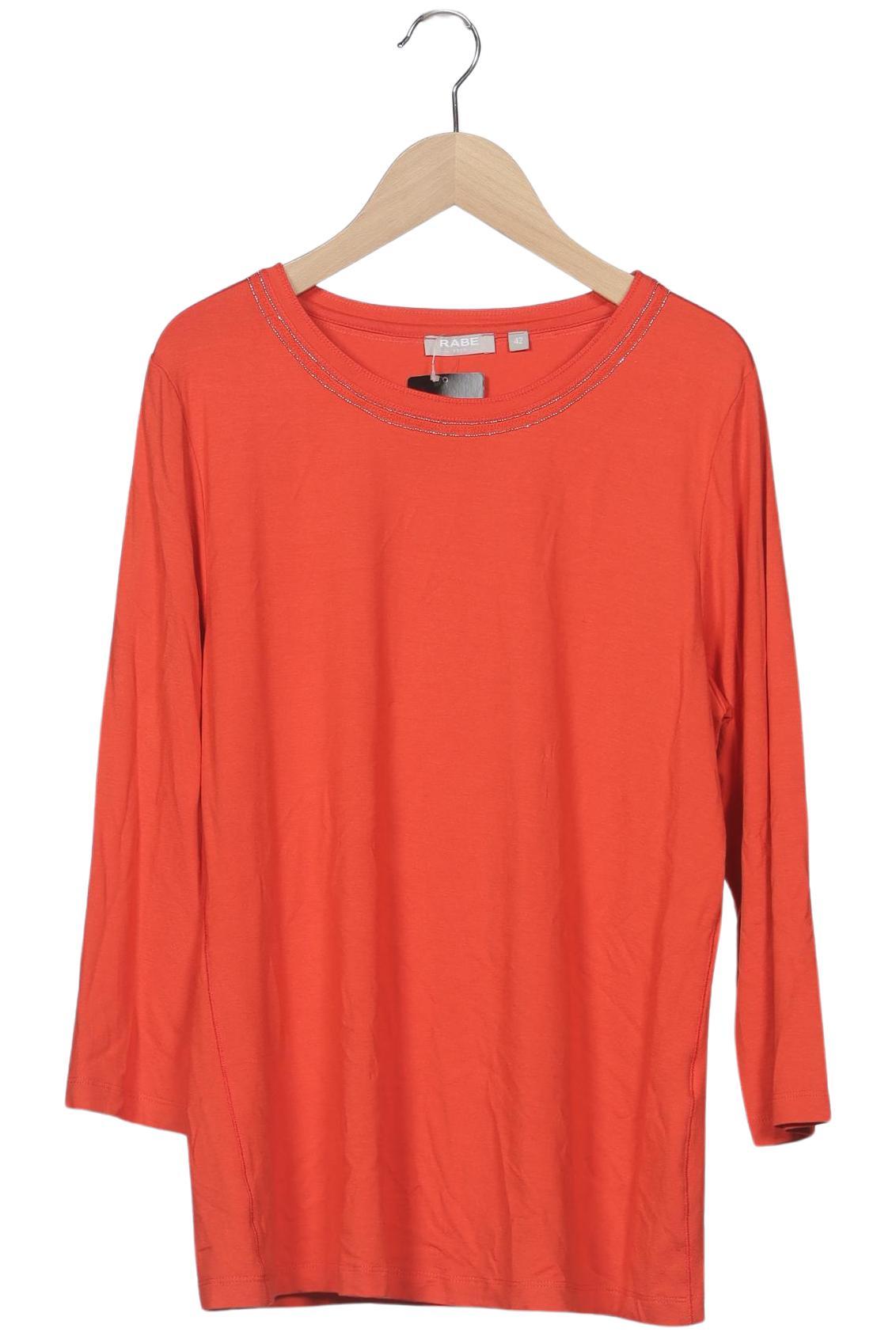 

Rabe Damen Langarmshirt, orange, Gr. 42