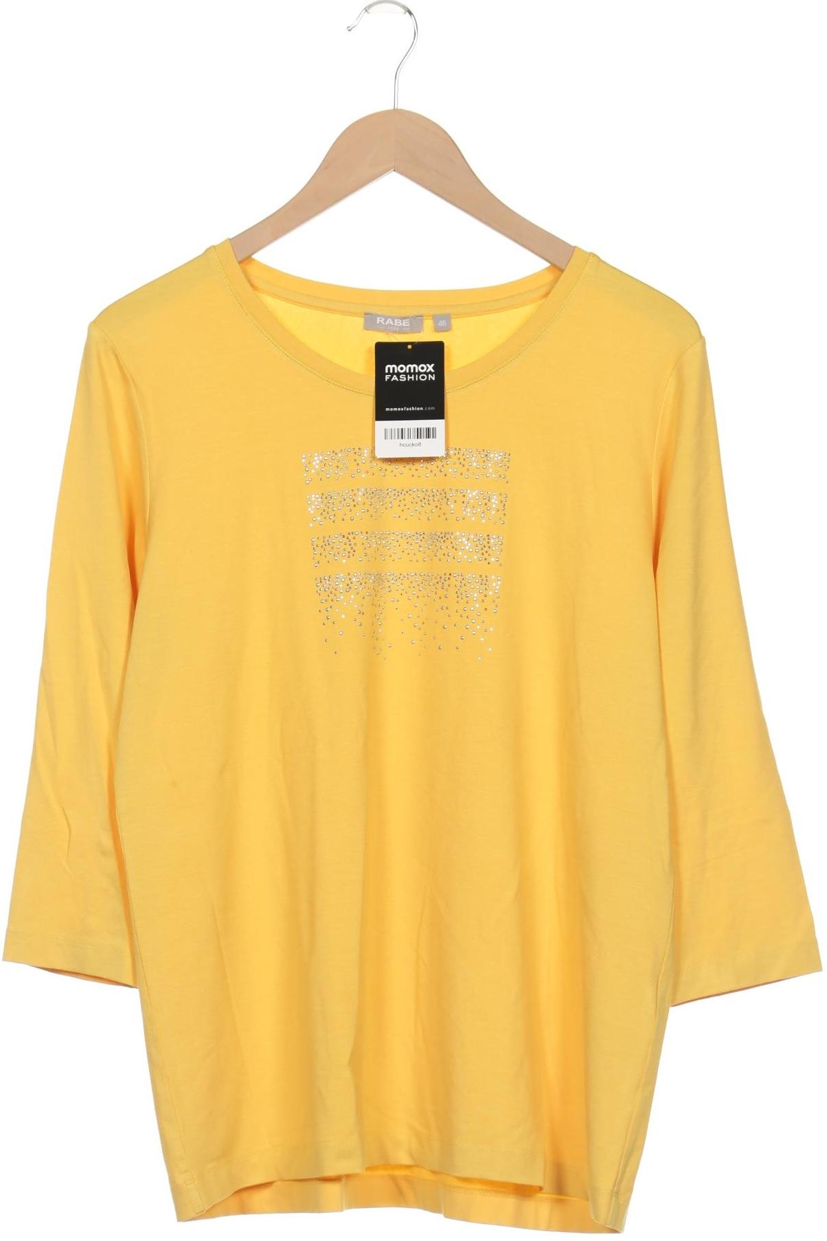 

Rabe Damen Langarmshirt, gelb, Gr. 46