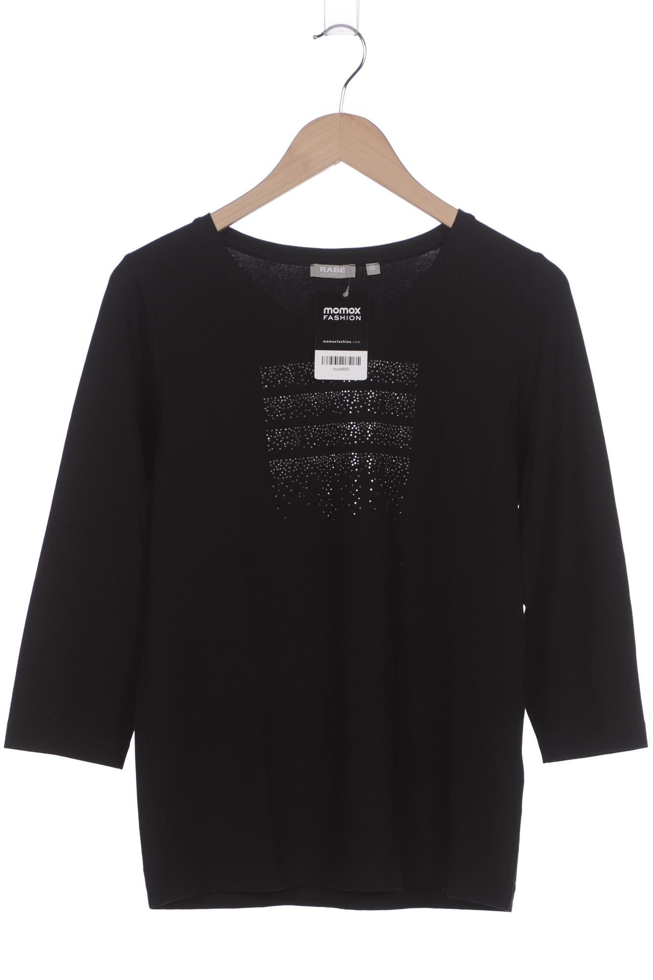 

Rabe Damen Langarmshirt, schwarz, Gr. 40