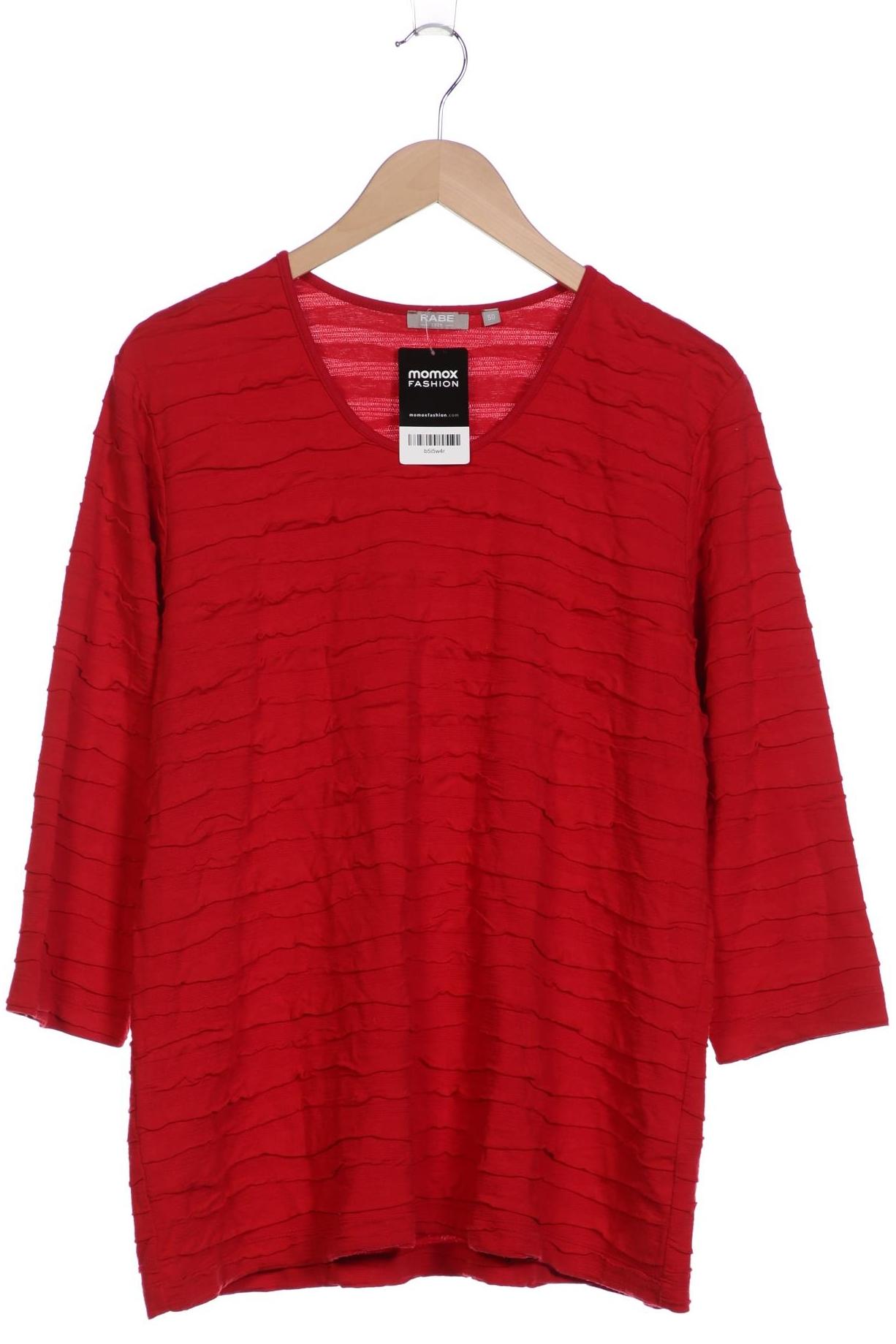 

Rabe Damen Langarmshirt, rot, Gr. 50