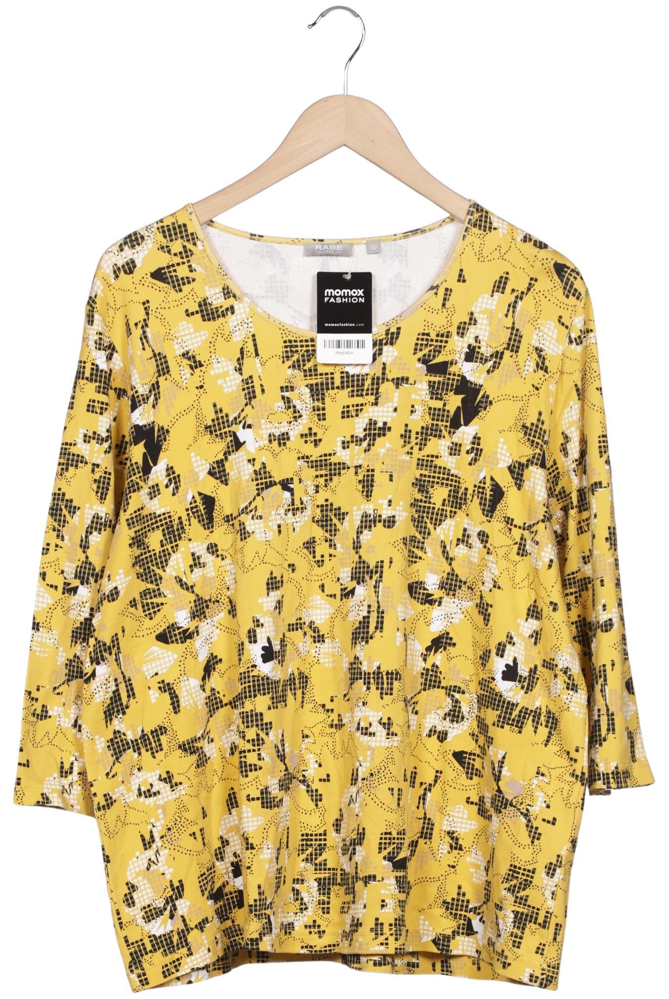 

Rabe Damen Langarmshirt, gelb, Gr. 50