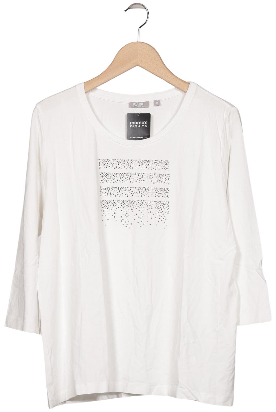 

Rabe Damen Langarmshirt, weiß, Gr. 48